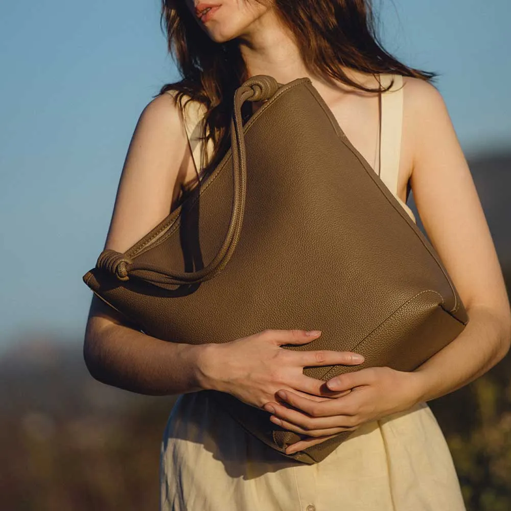 Adeline Nude Large Recycled Vegan Tote Bag