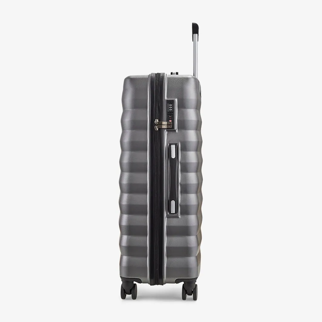 Berlin Set of 3 Suitcases in Charcoal