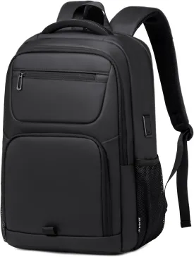 Business Backpack for Men, High Tech Laptop Backpack with USB Charging Port and Ergonomic Design, 35L Waterproof Travel Work College Commuter Backpack Fits 15.6 Inch Tablet, Notebook