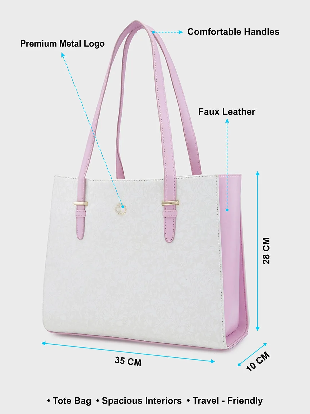 Caprese Aurora Tote Large Purple
