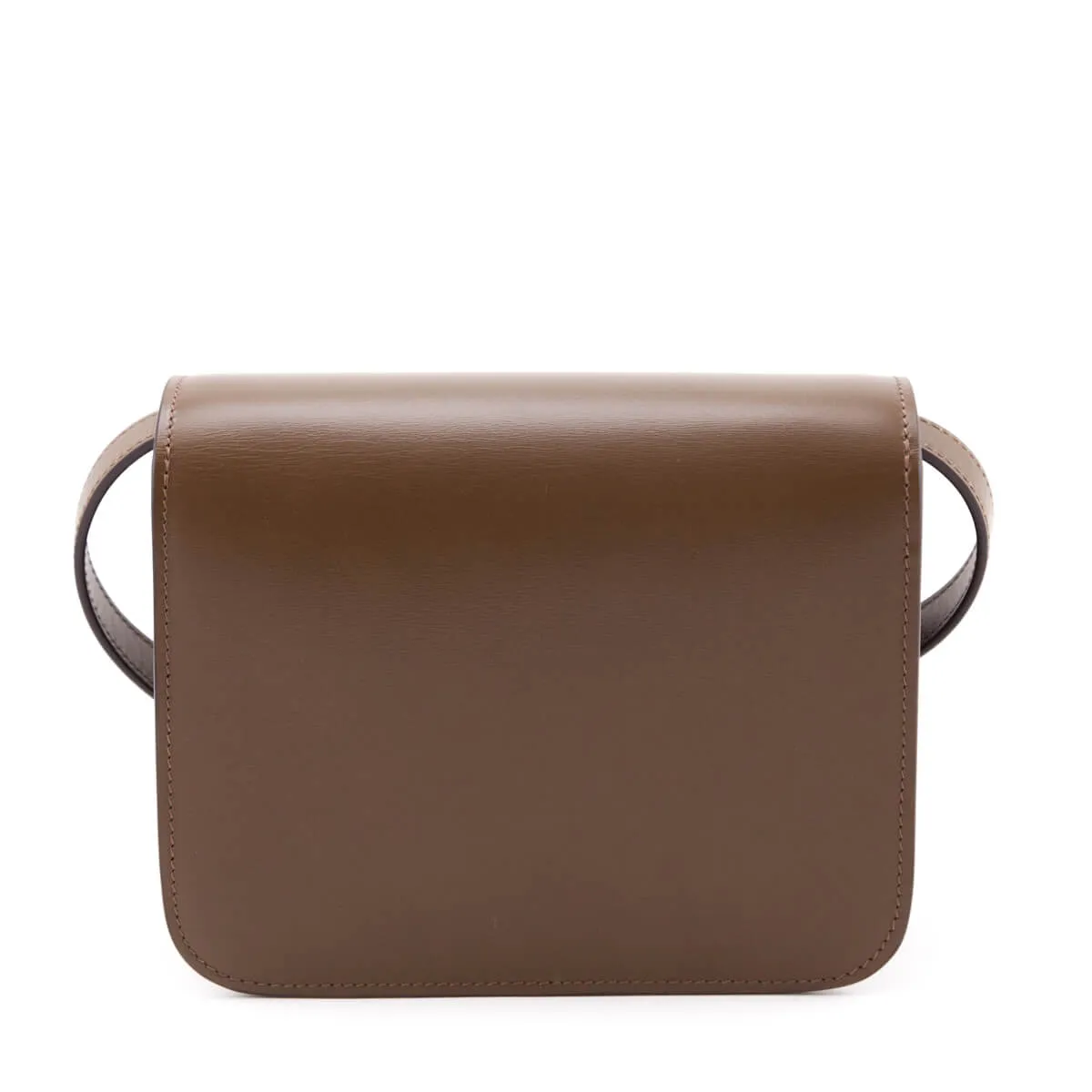 Celine Camel Box Calfskin Teen Classic Box Flap Bag