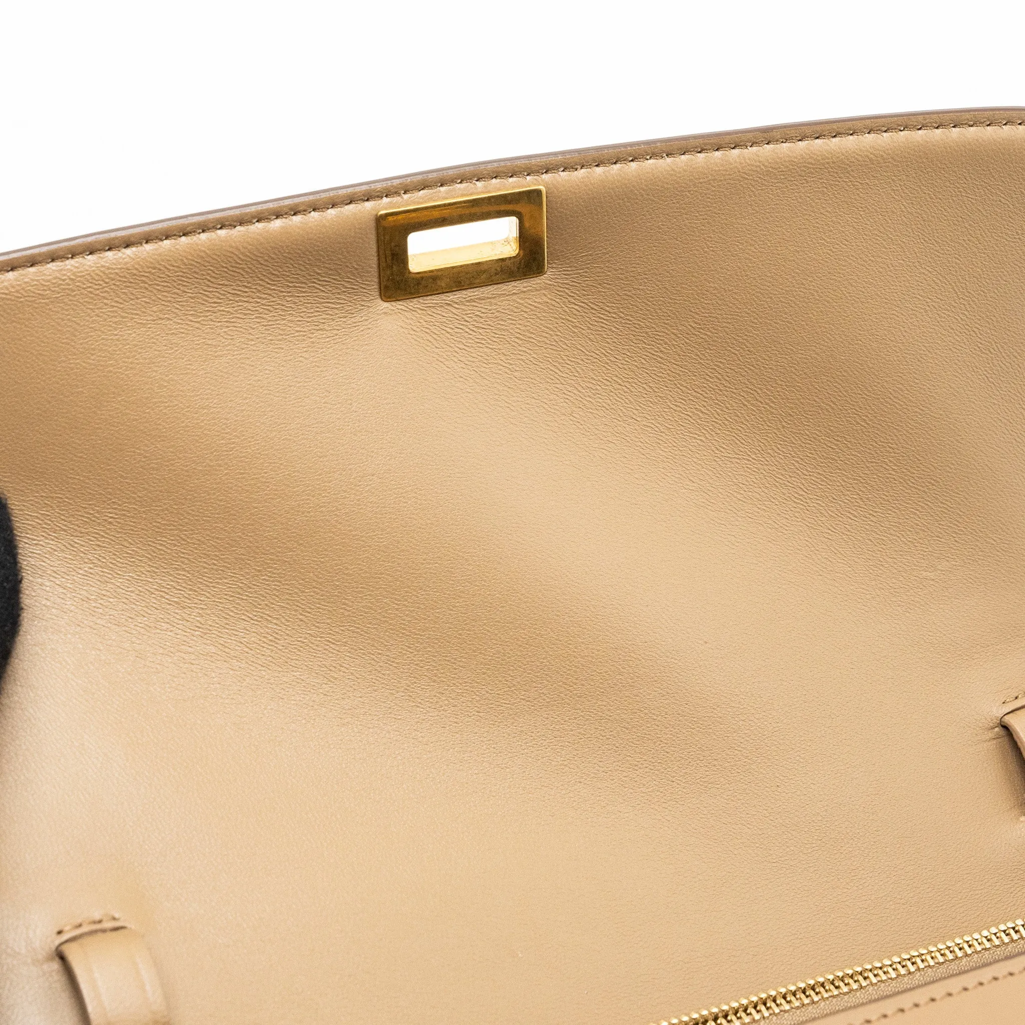 Celine medium classic box bag Calfskin Beige