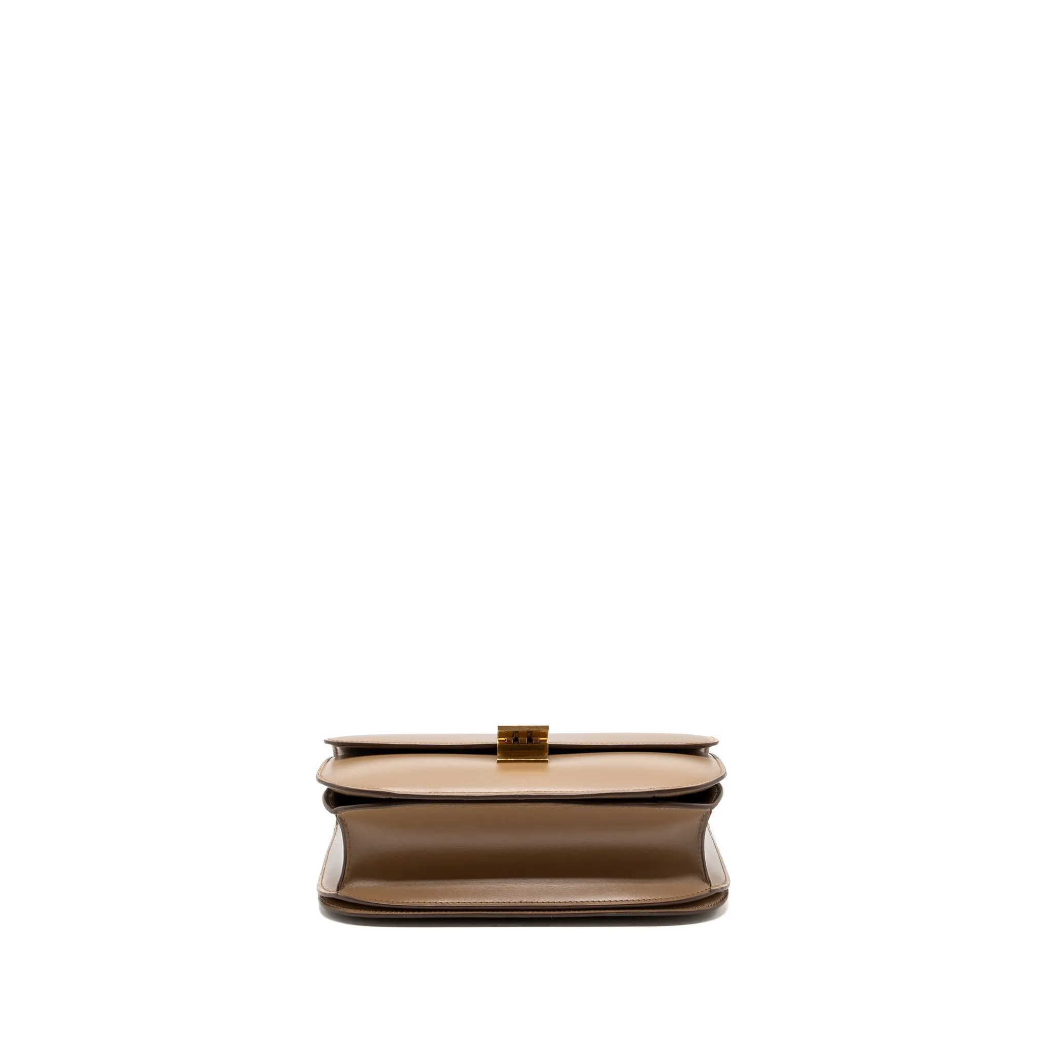 Celine medium classic box bag Calfskin Beige