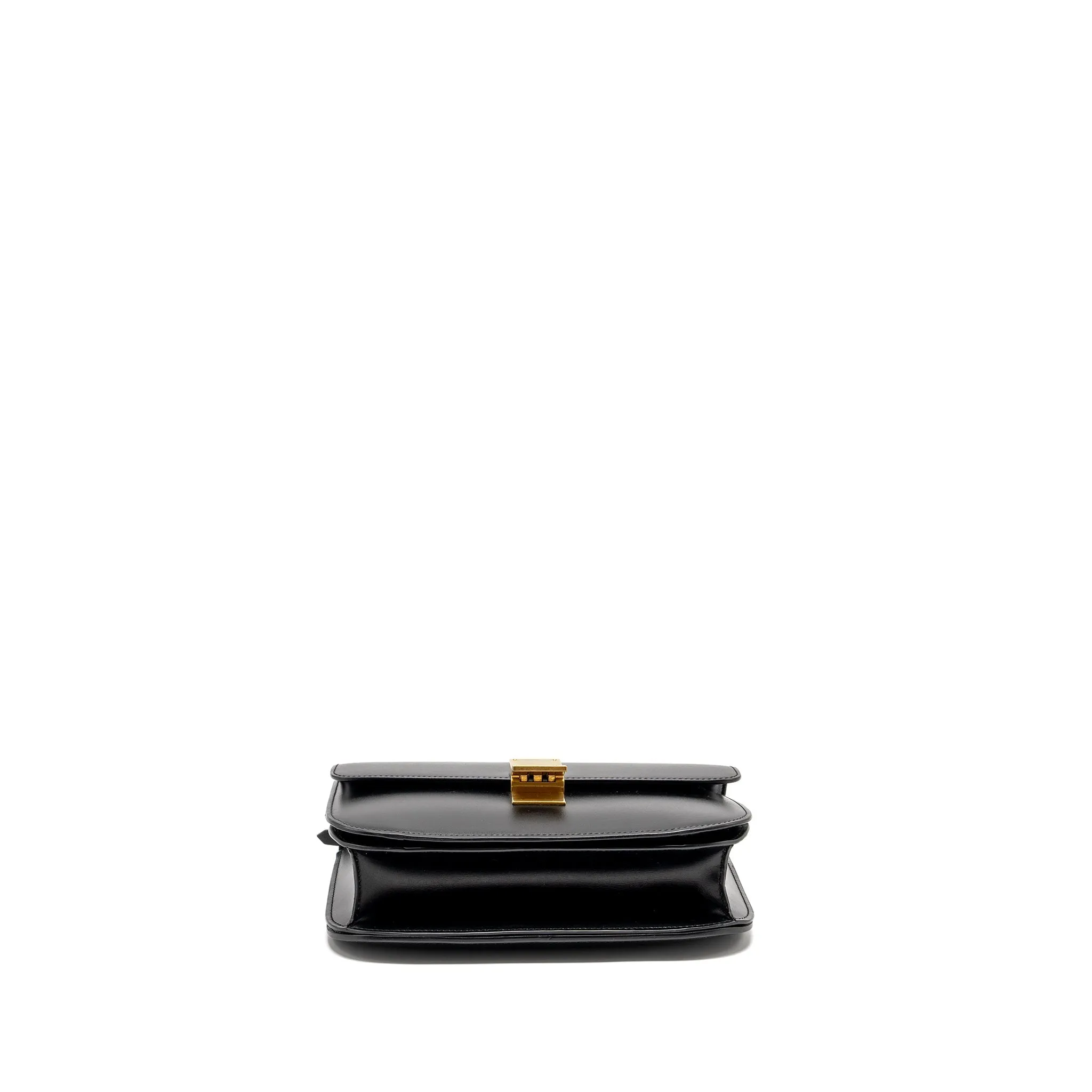 Celine Medium Classic Box Bag Calfskin BLACK