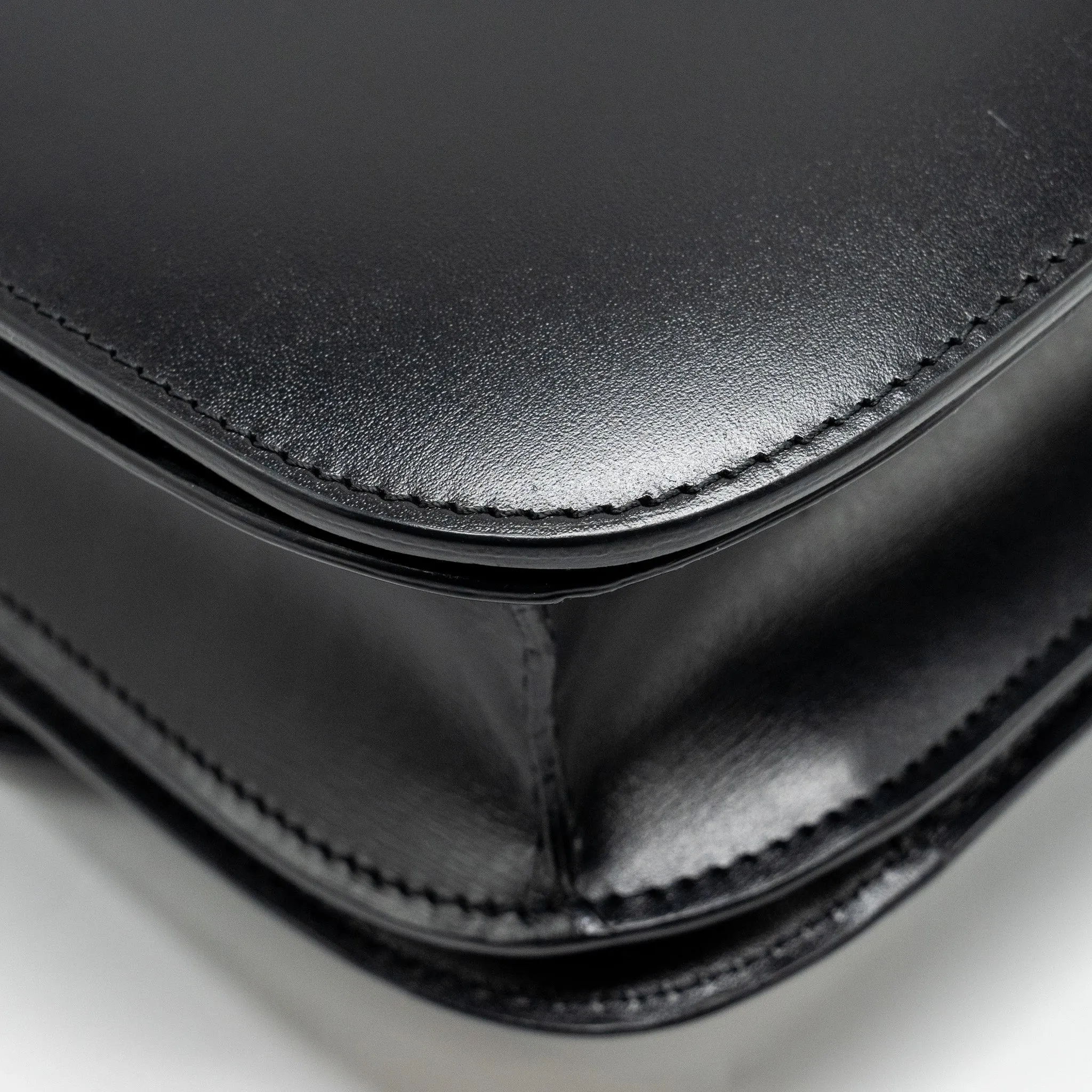 Celine Medium Classic Box Bag Calfskin BLACK