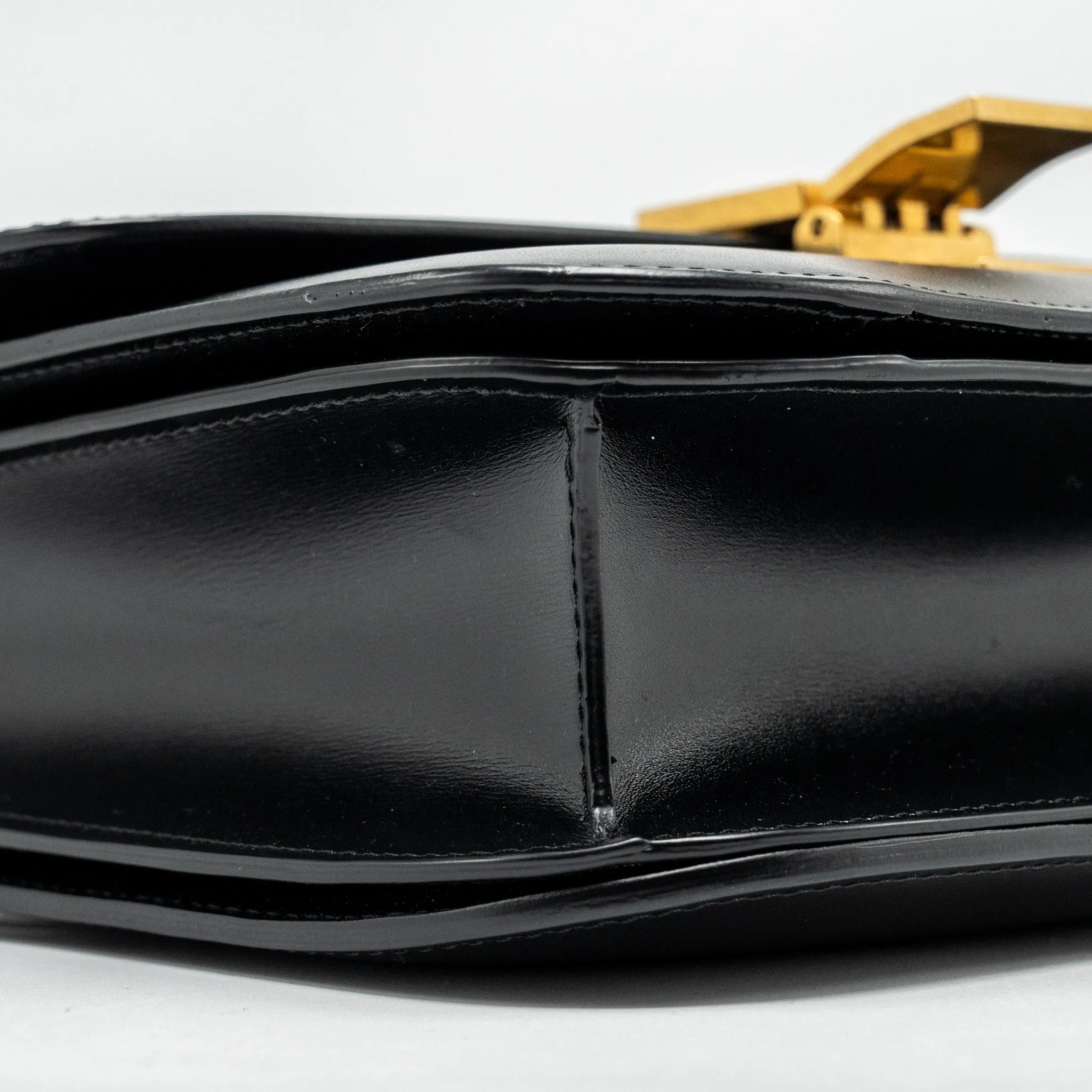 Celine Medium Classic Box Bag Calfskin BLACK