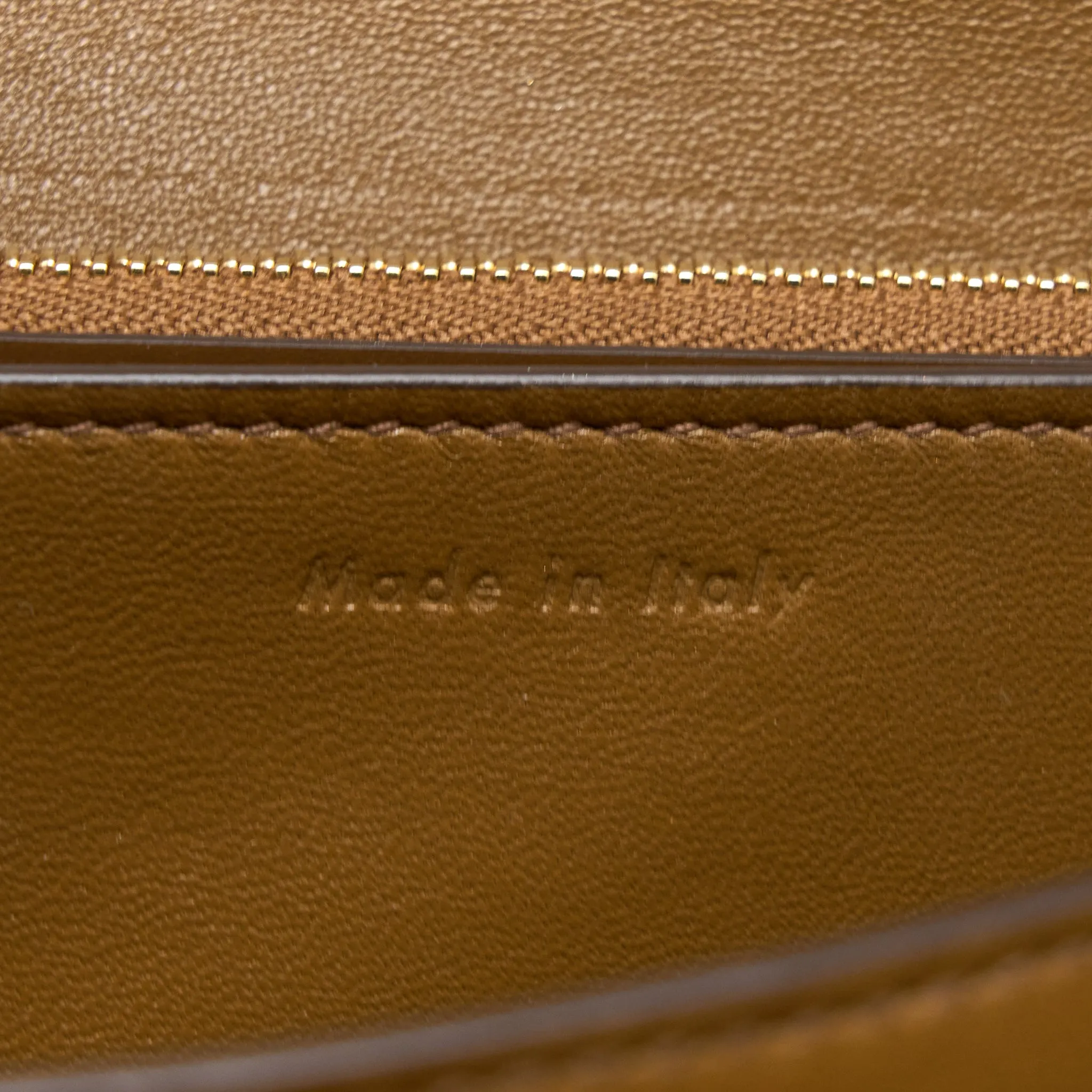 Celine Medium Classic Box Bag Calfskin Caramel Brushed