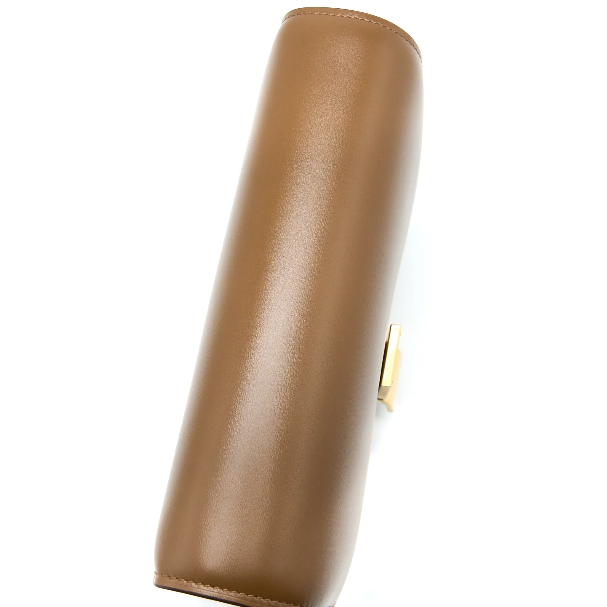 Celine Medium Classic Box Bag Calfskin Caramel Brushed