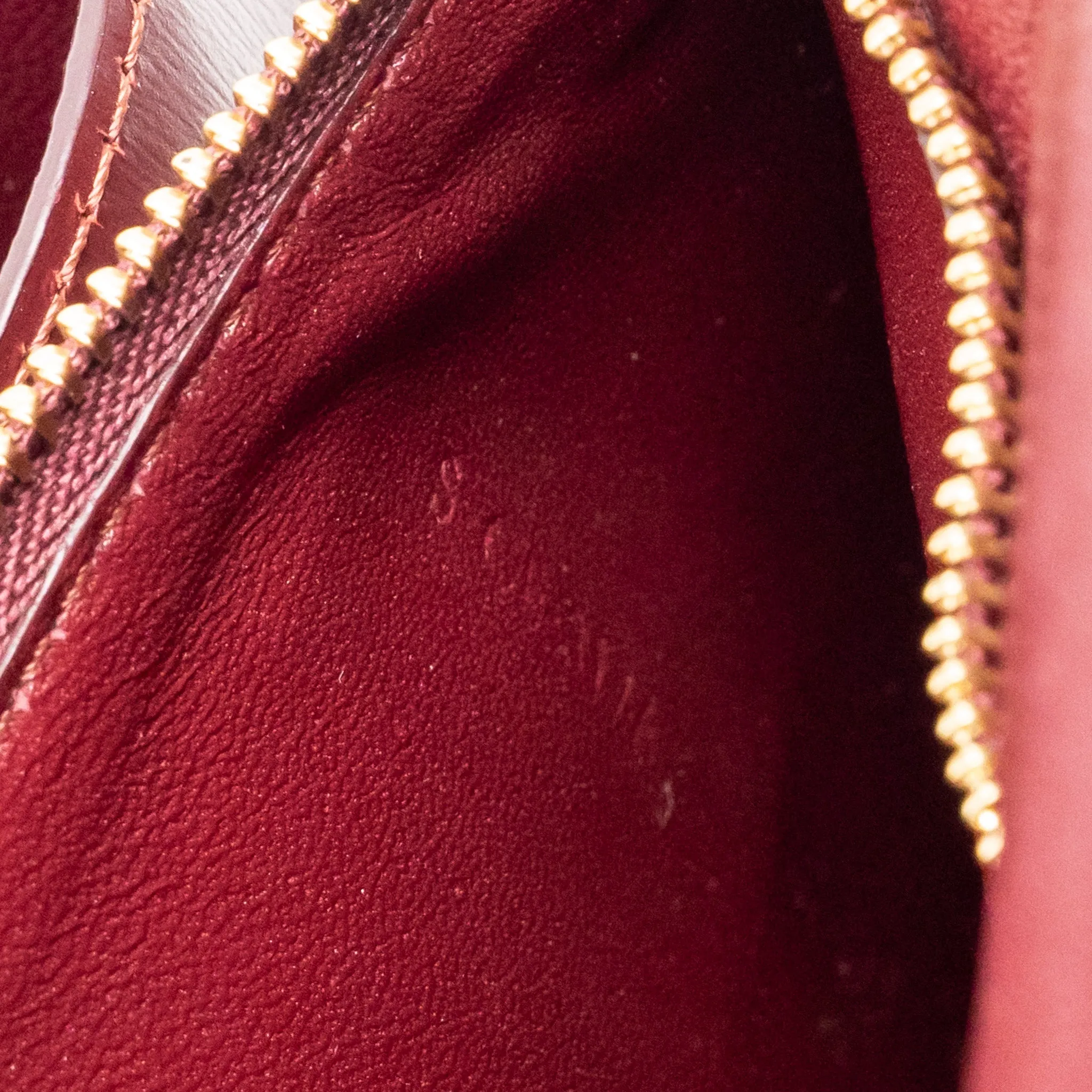 Celine Medium Classic Box Bag Calfskin Dark Red