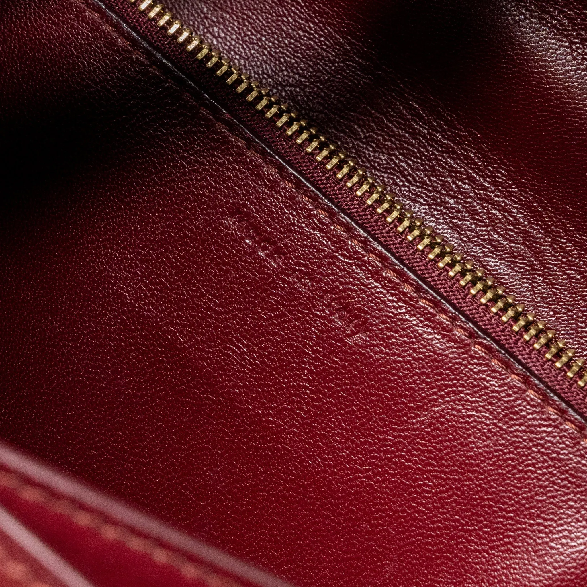 Celine Medium Classic Box Bag Calfskin Dark Red