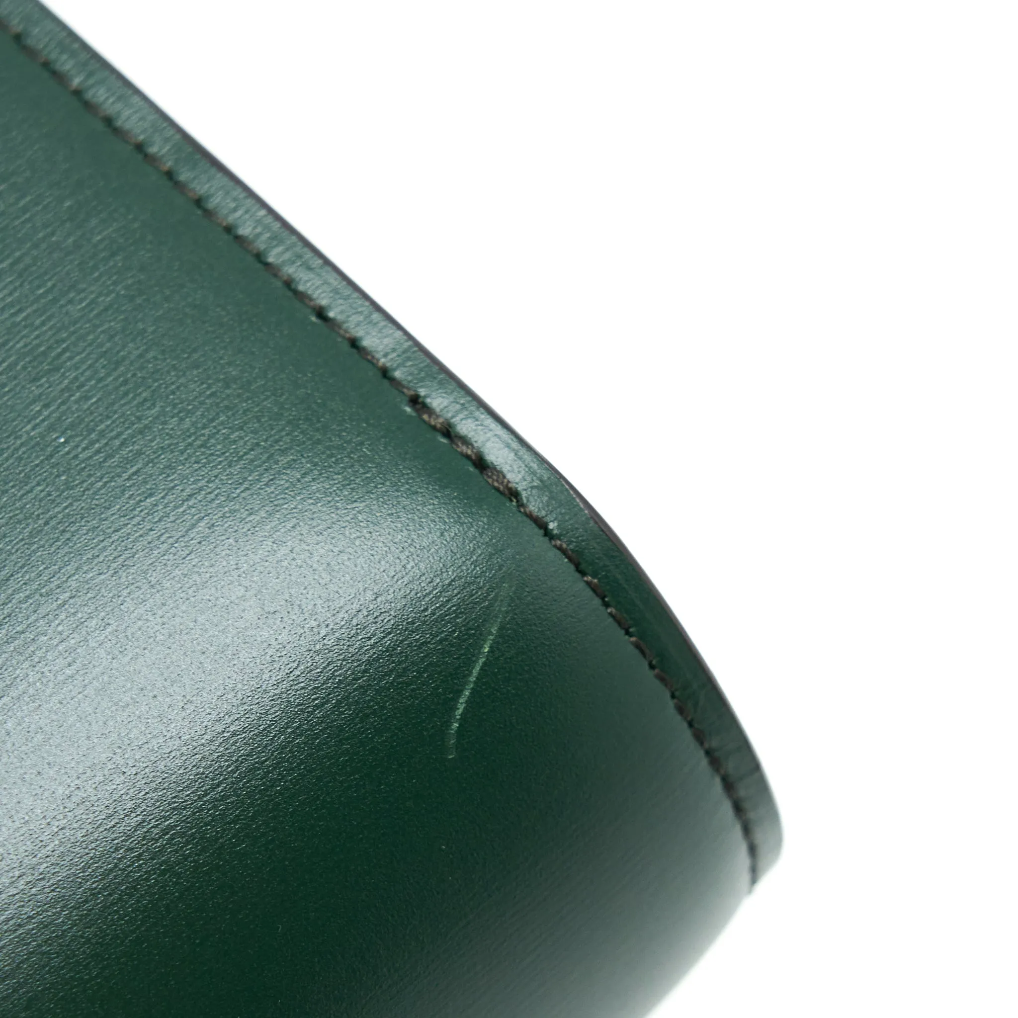 Celine Medium Classic Box Bag Calfskin Green
