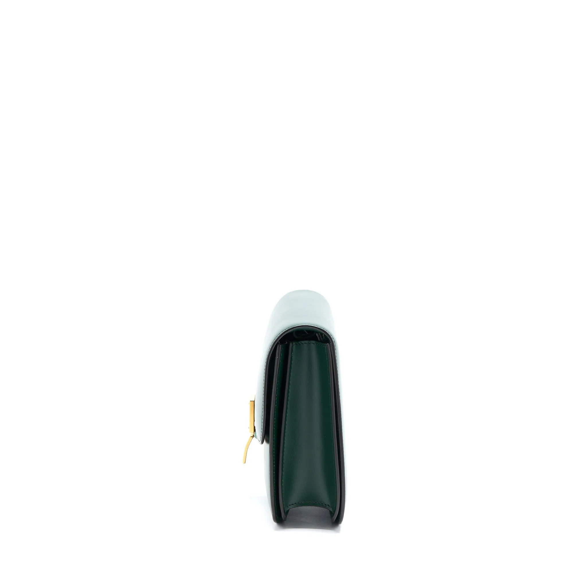 Celine Medium Classic Box Bag Calfskin Green