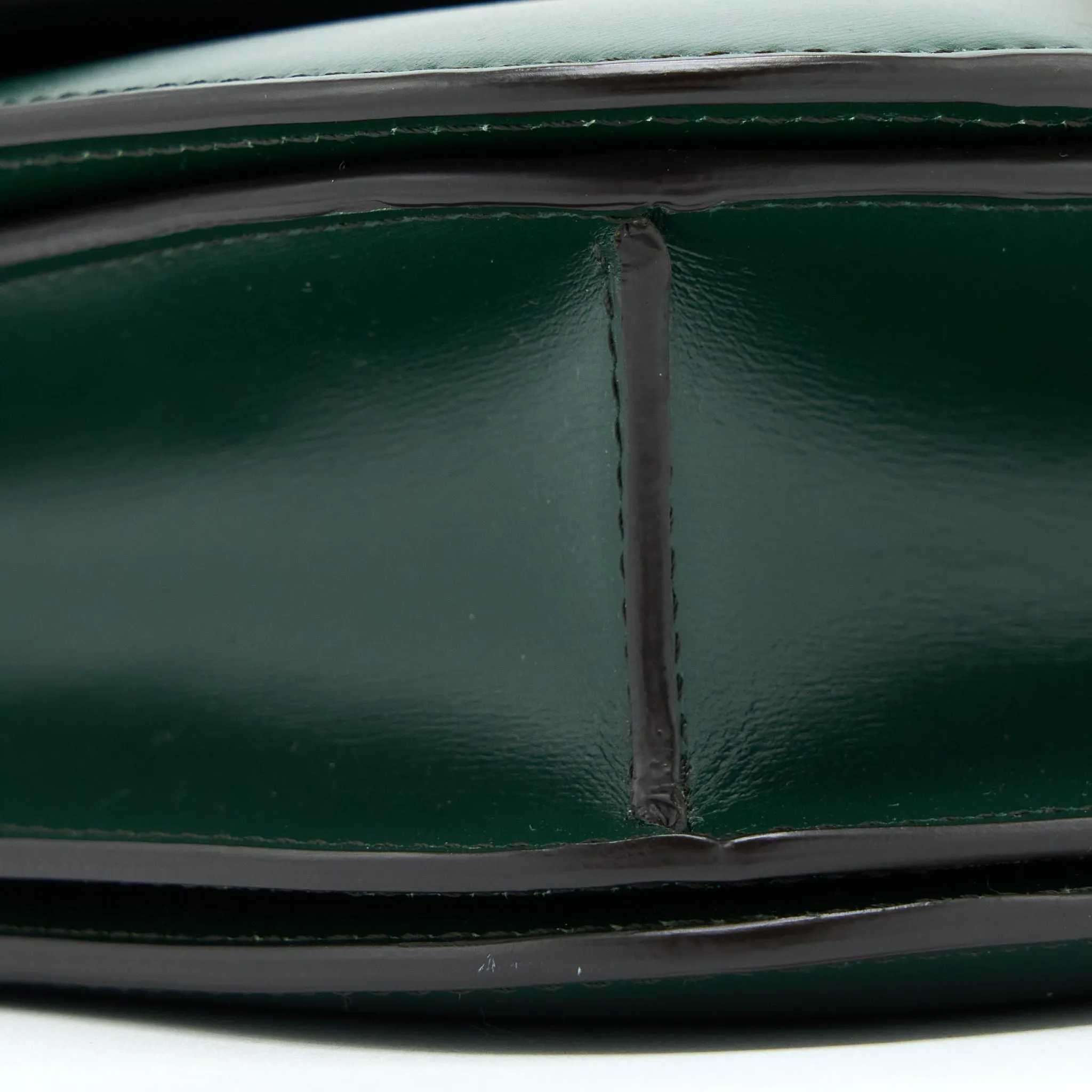 Celine Medium Classic Box Bag Calfskin Green