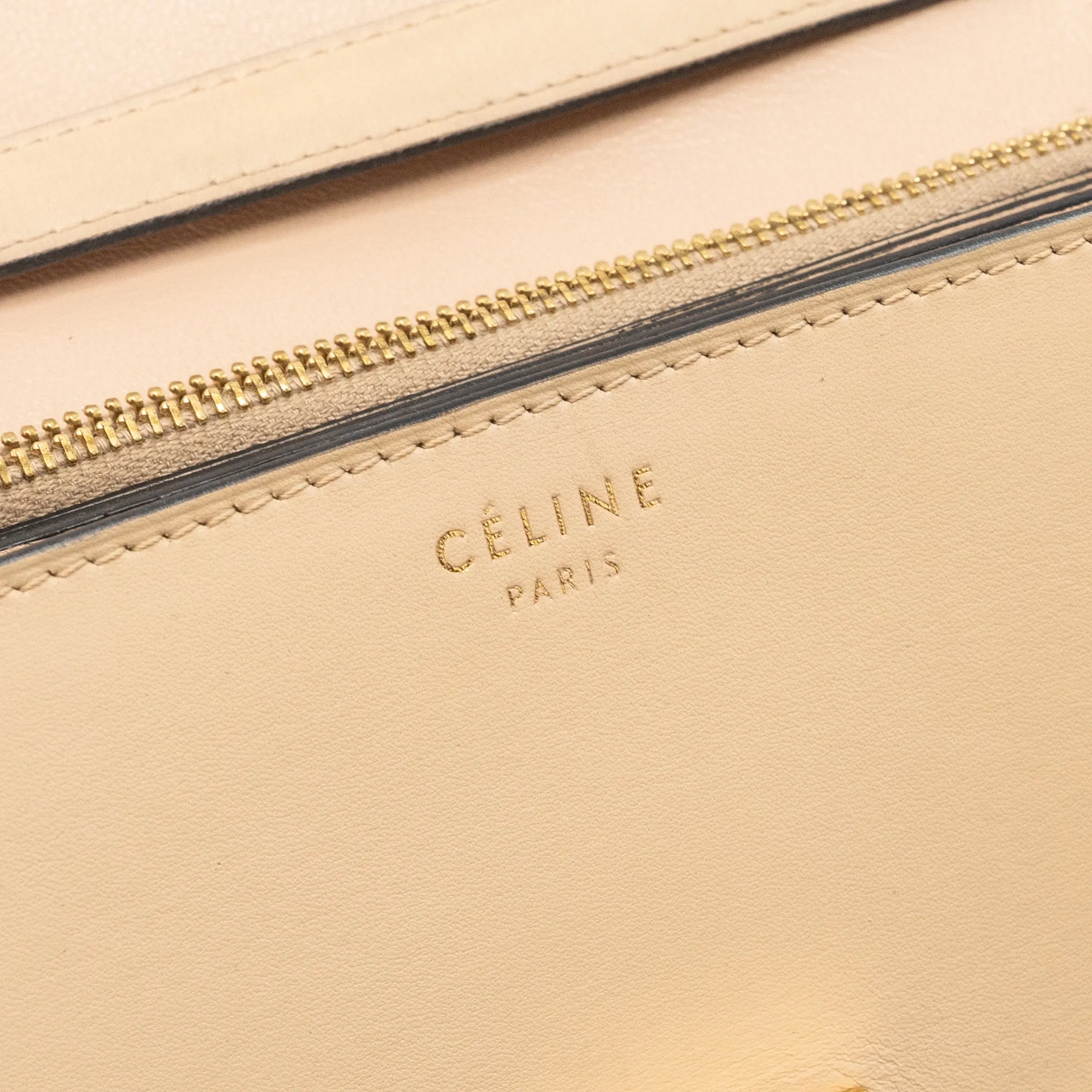 Celine Medium classic box bag calfskin light pink