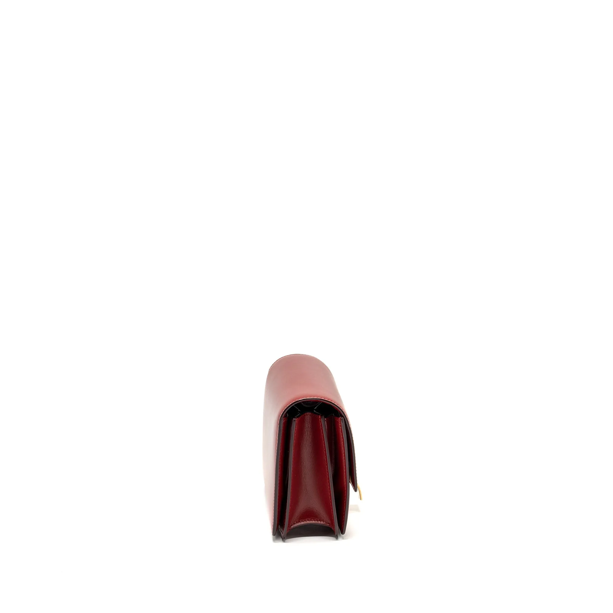 Celine Mini classic box bag calfskin red