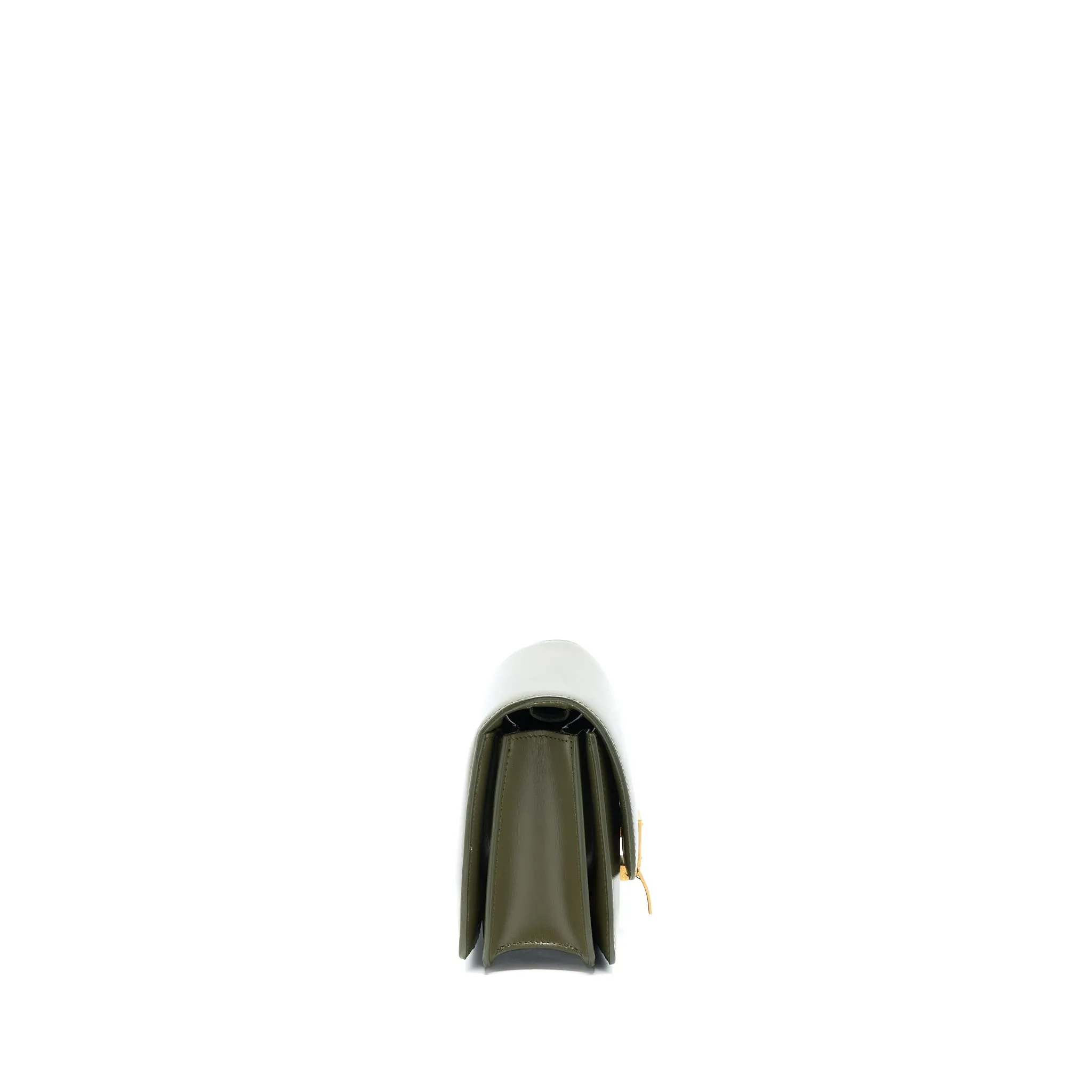 Celine Small Classic Bag Box Calfskin Army Green