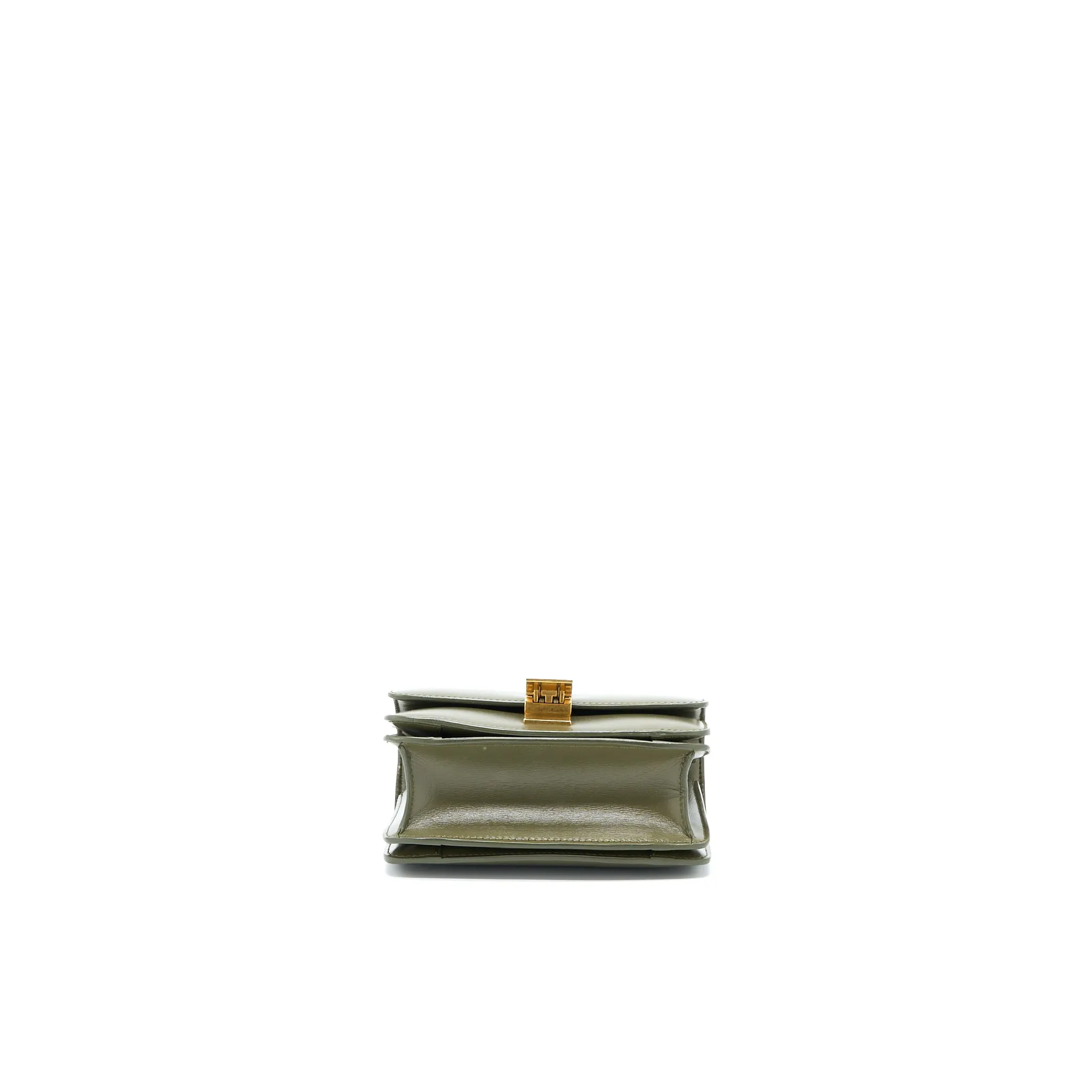 Celine Small Classic Bag Box Calfskin Army Green