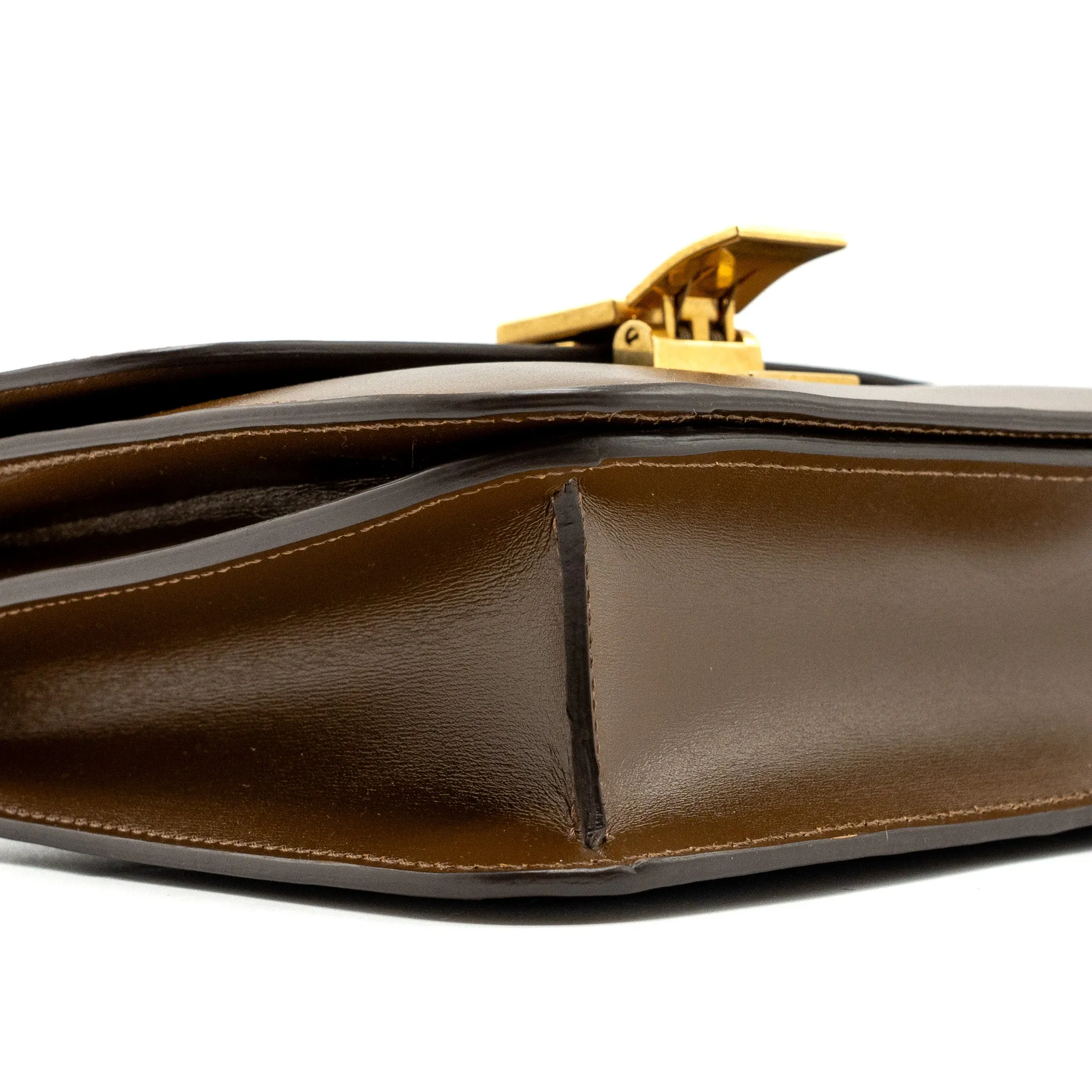 Celine Teen classic box bag calfskin brown
