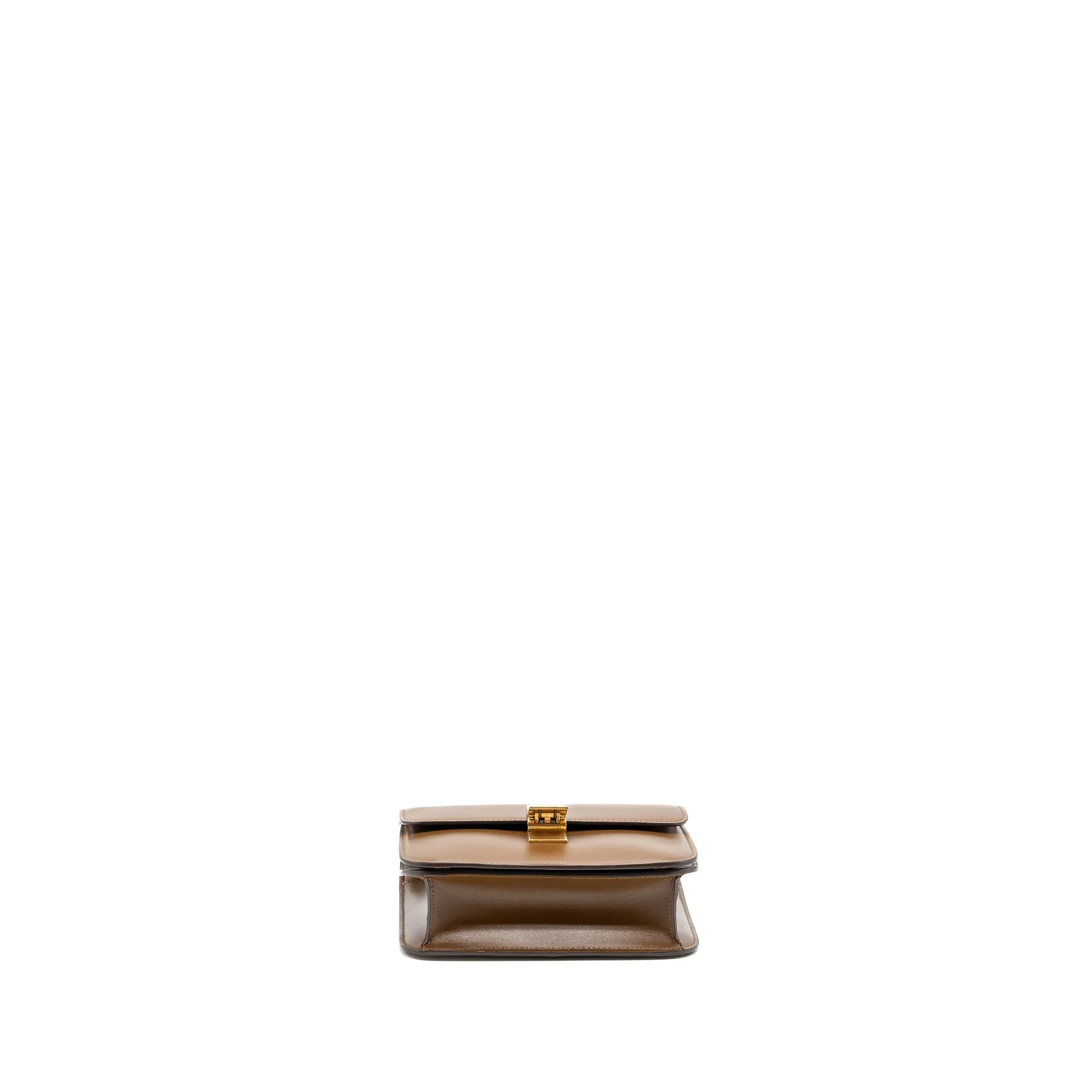 Celine Teen classic box bag calfskin brown