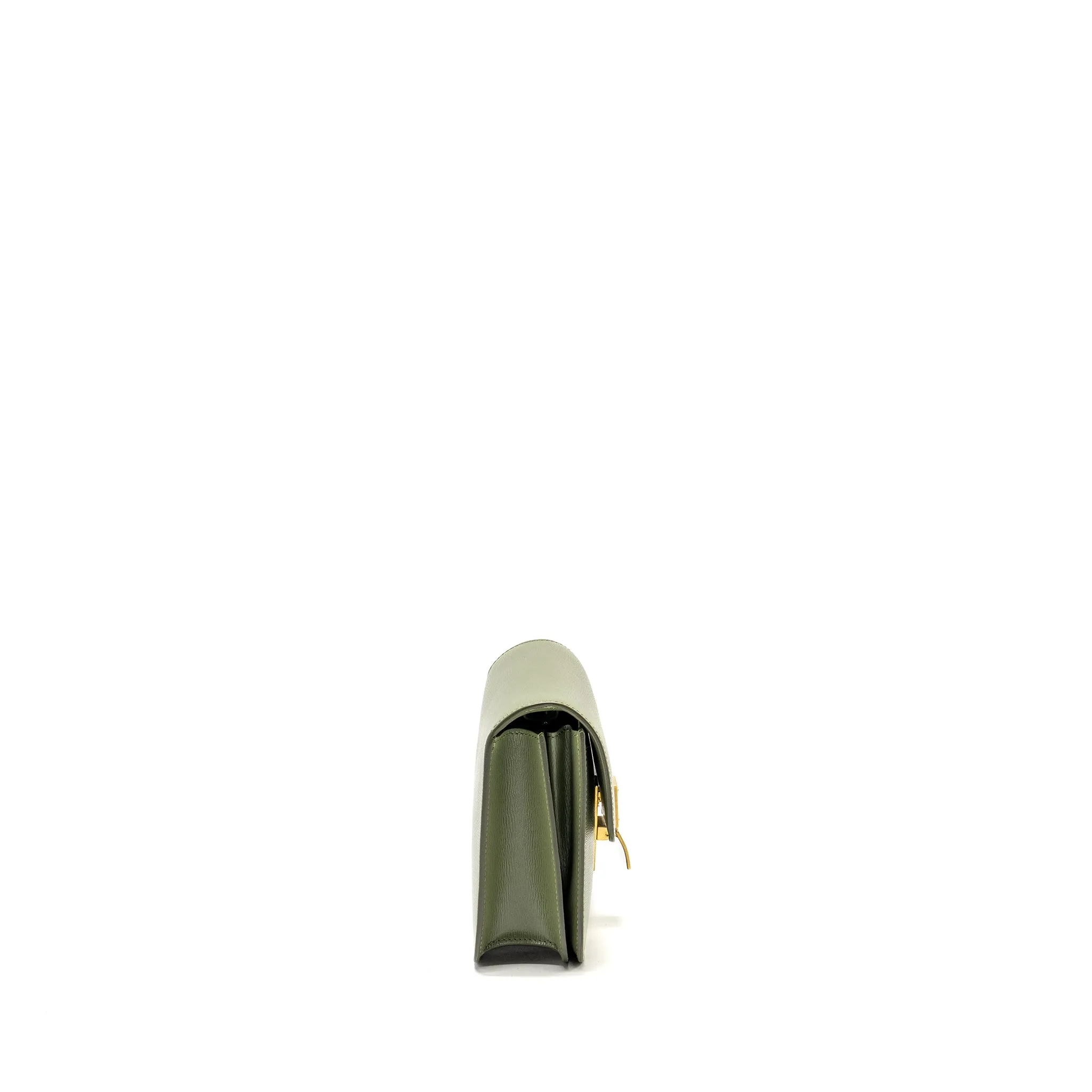 Celine Teen classic box bag calfskin green