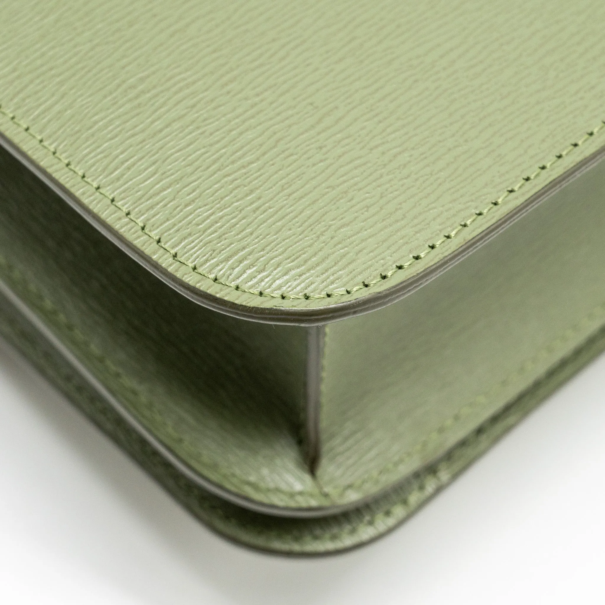 Celine Teen classic box bag calfskin green