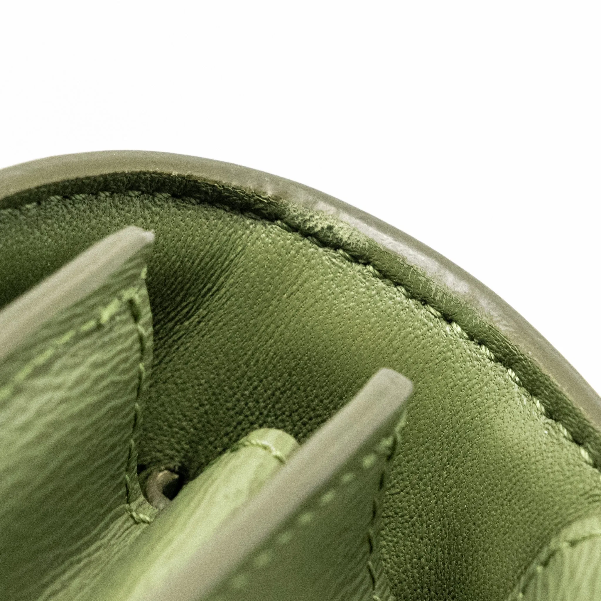 Celine Teen classic box bag calfskin green