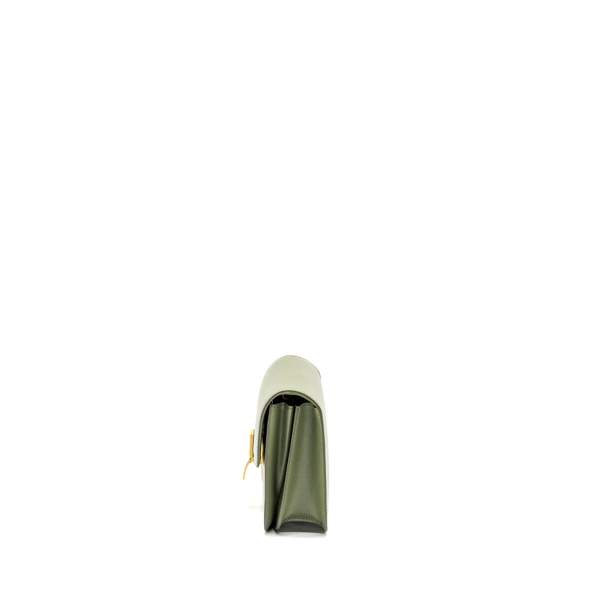 Celine Teen classic box bag calfskin green