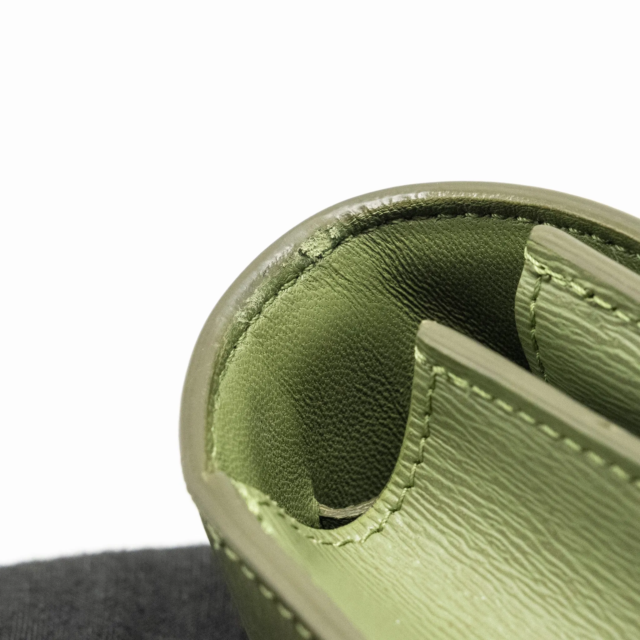 Celine Teen classic box bag calfskin green
