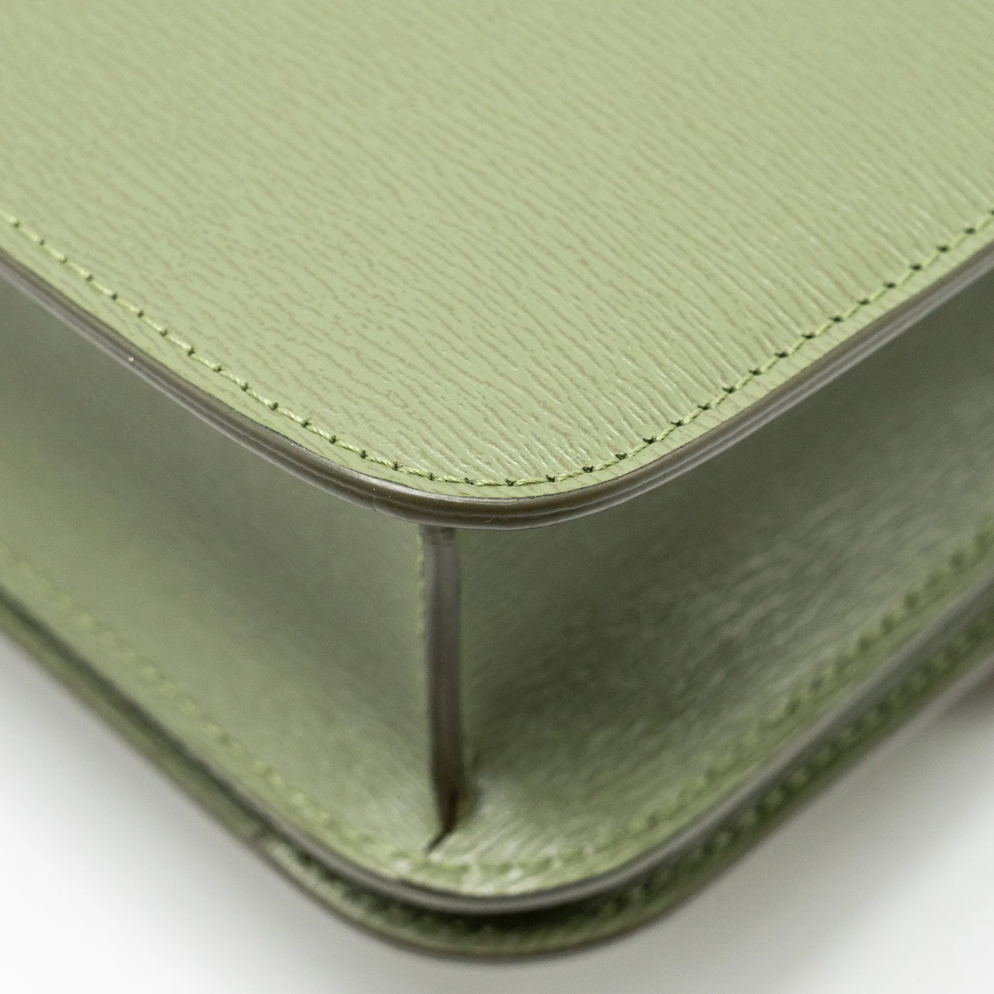 Celine Teen classic box bag calfskin green