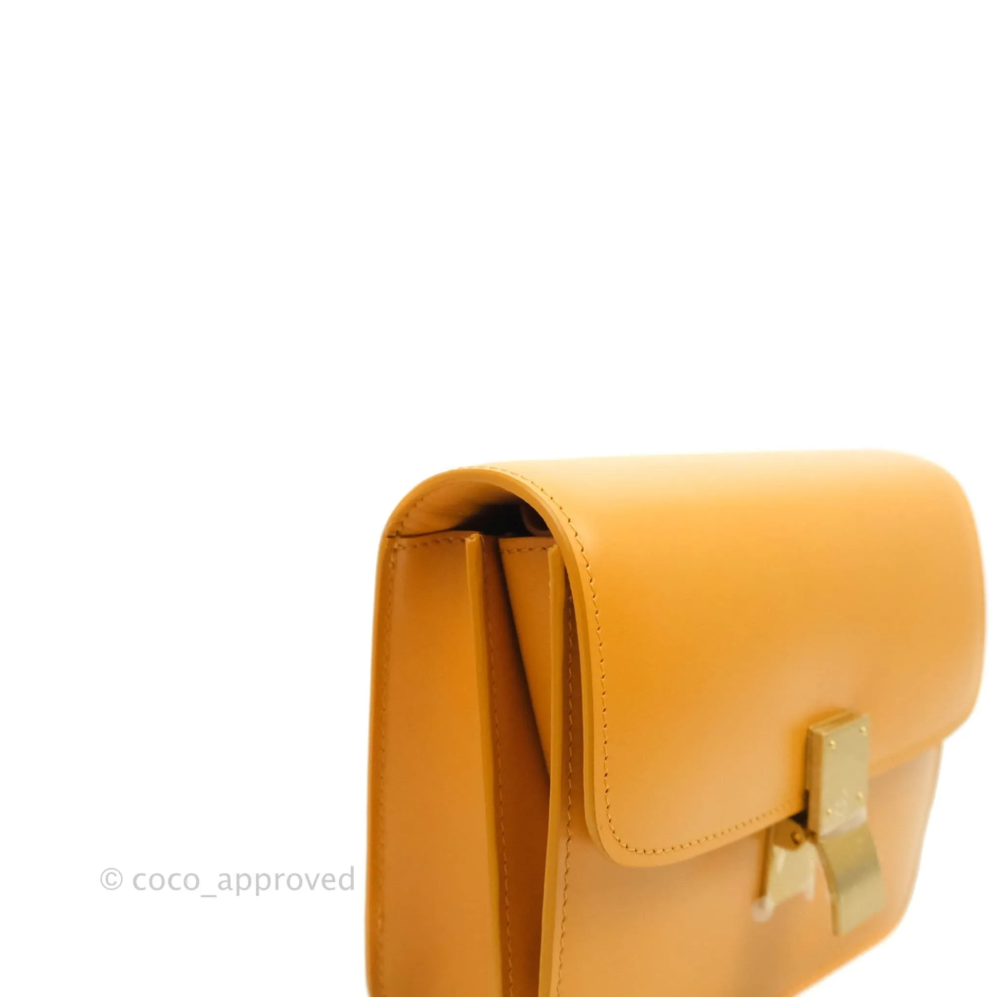 Celine Teen Classic Box Flap Sesame Calfskin
