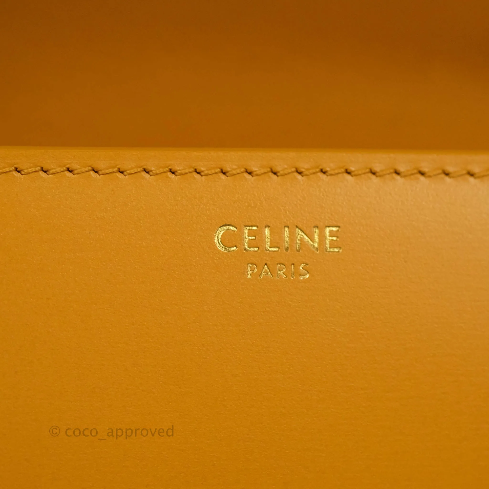 Celine Teen Classic Box Flap Sesame Calfskin