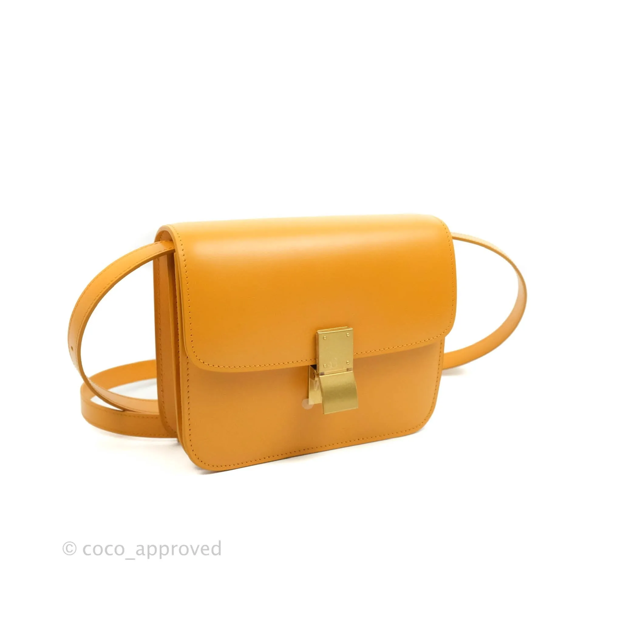Celine Teen Classic Box Flap Sesame Calfskin
