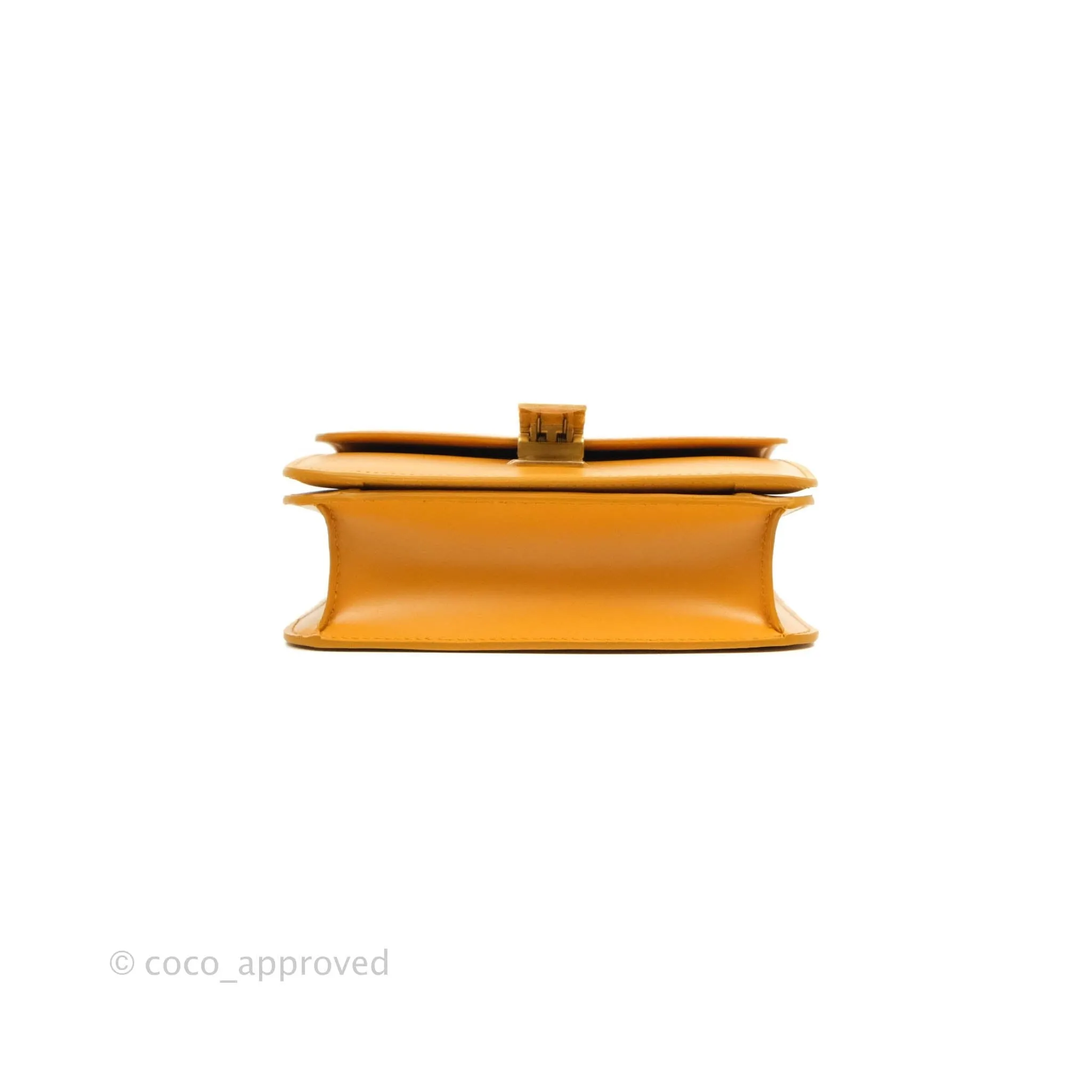 Celine Teen Classic Box Flap Sesame Calfskin