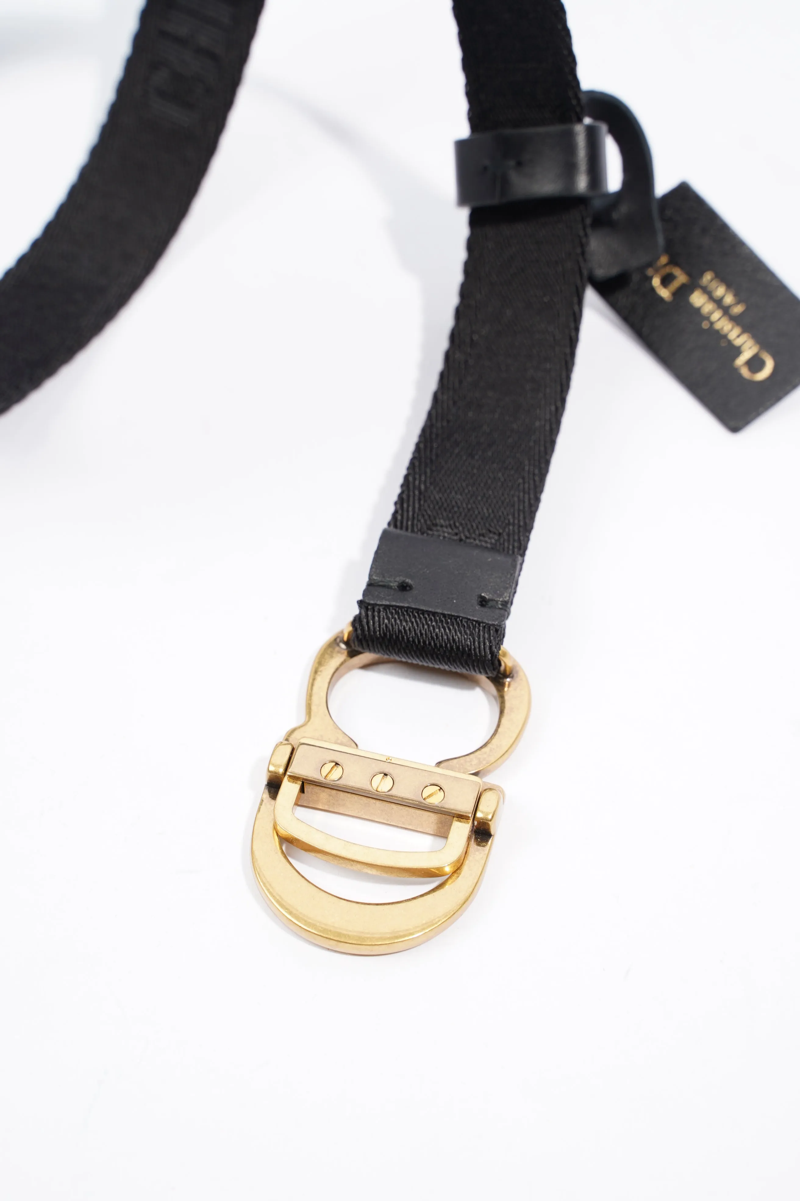 Christian Dior Belt Black Nylon 110