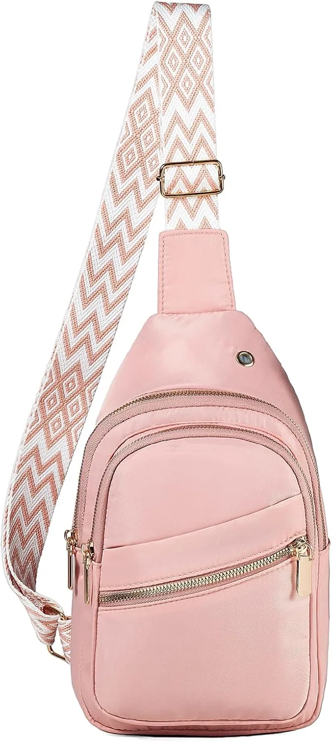 Crossbody Sling Bag Small Sling Backpack, Cross Body Bag Chest Bag for Women Men Travel Hiking Daypack