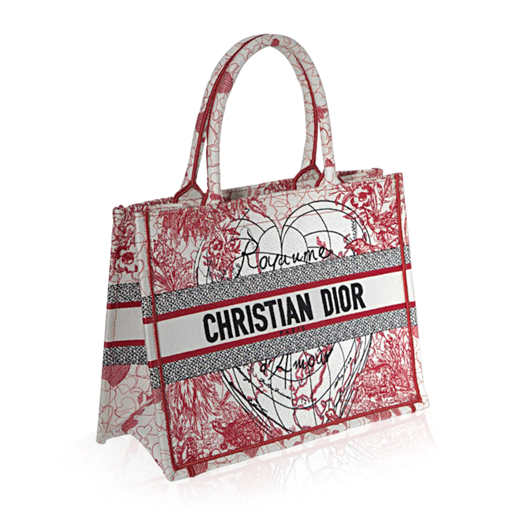 DIOR D-Royaume d'Amour Canvas Book Bag