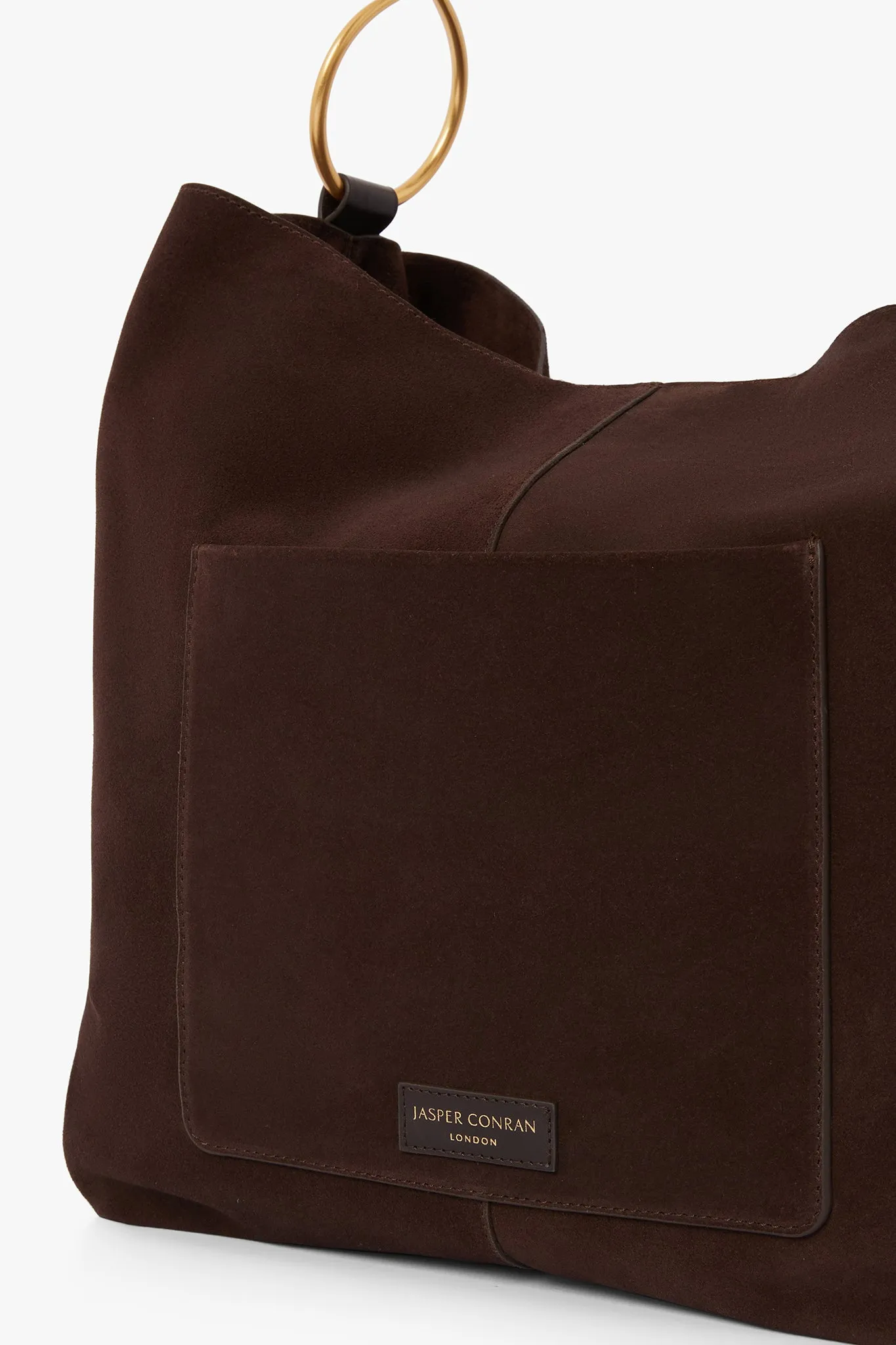 Gigi Suede Leather Hobo Bag