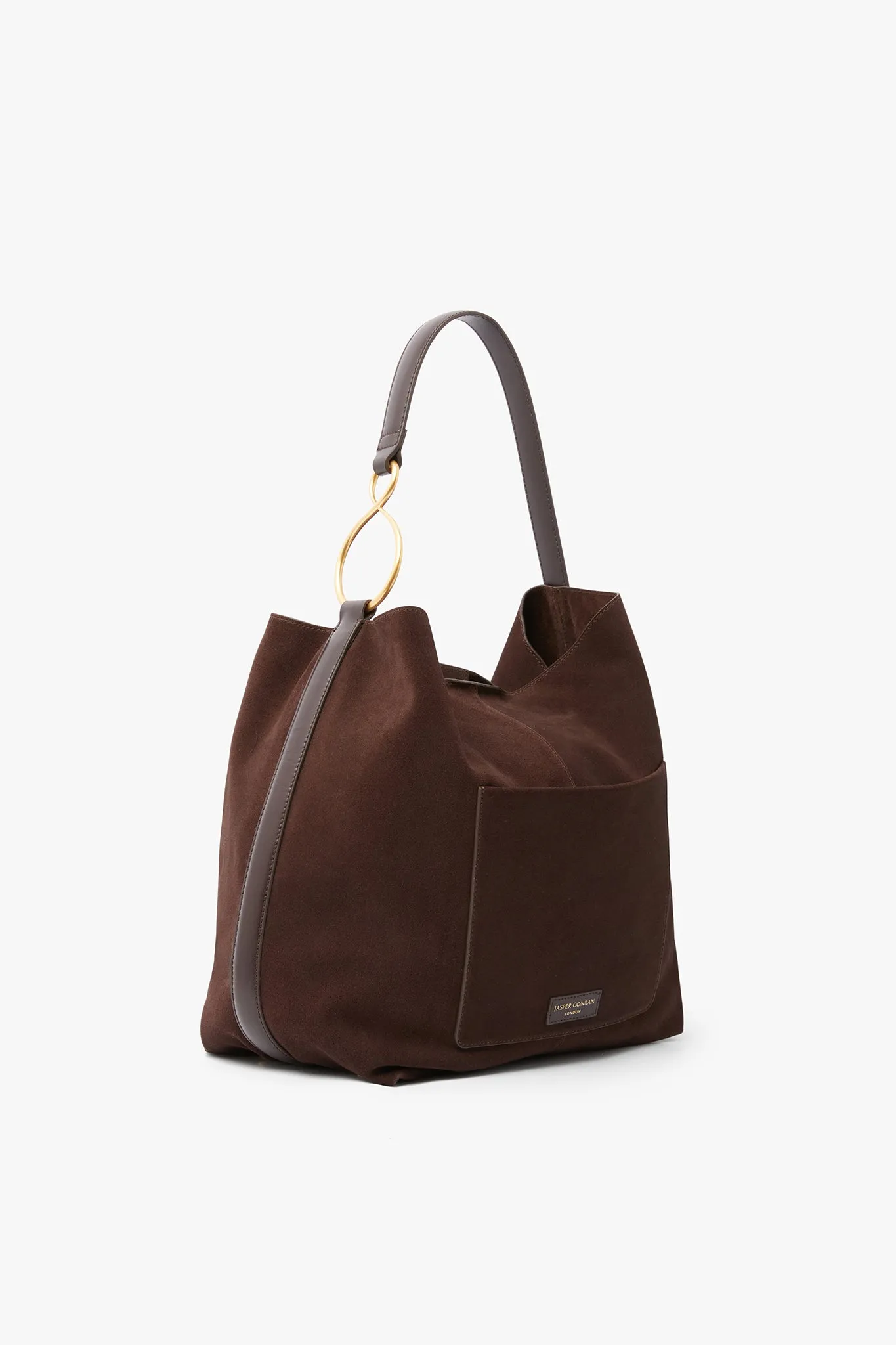 Gigi Suede Leather Hobo Bag