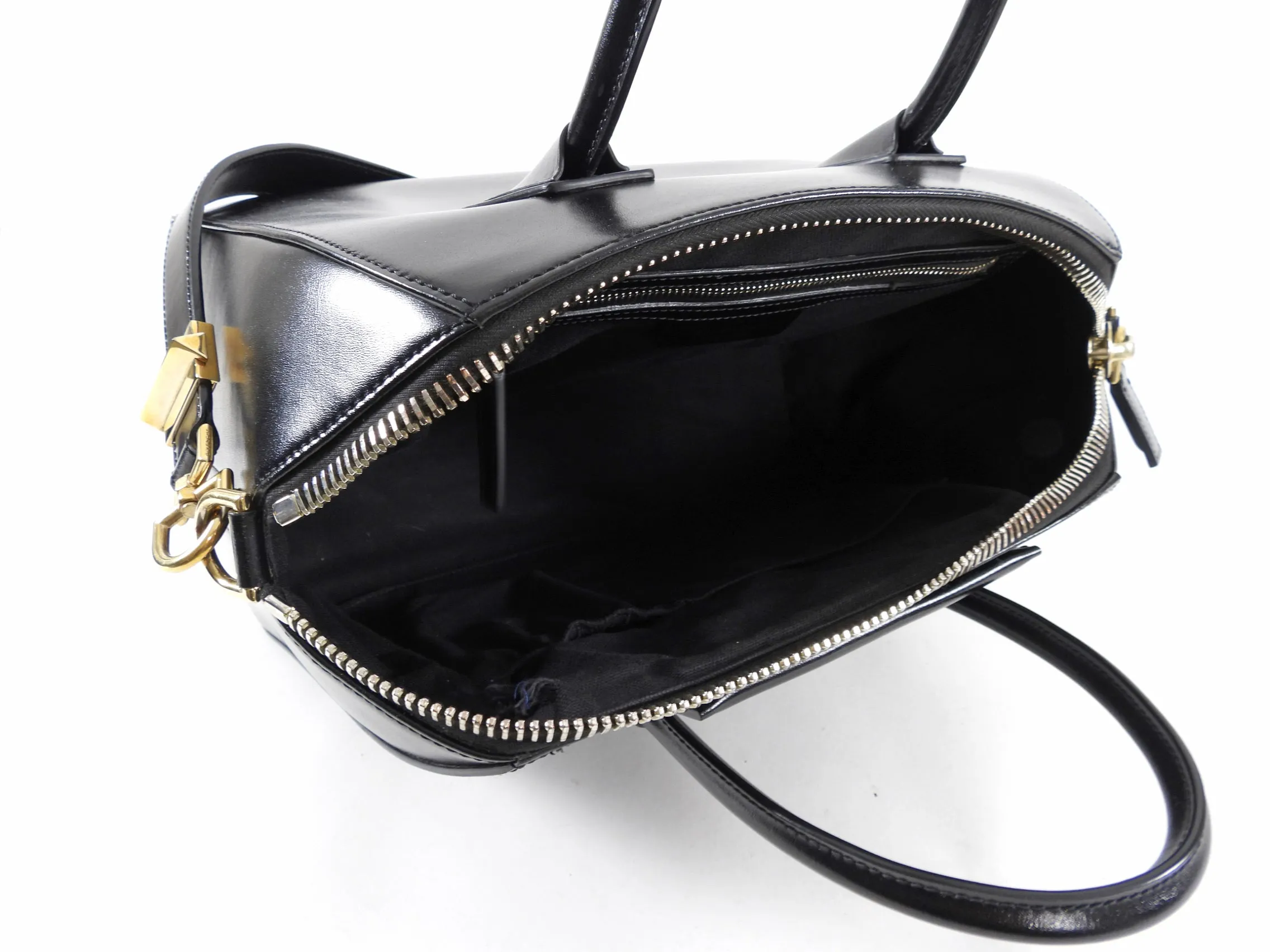 Givenchy Antigona Medium Black Smooth Leather Bag