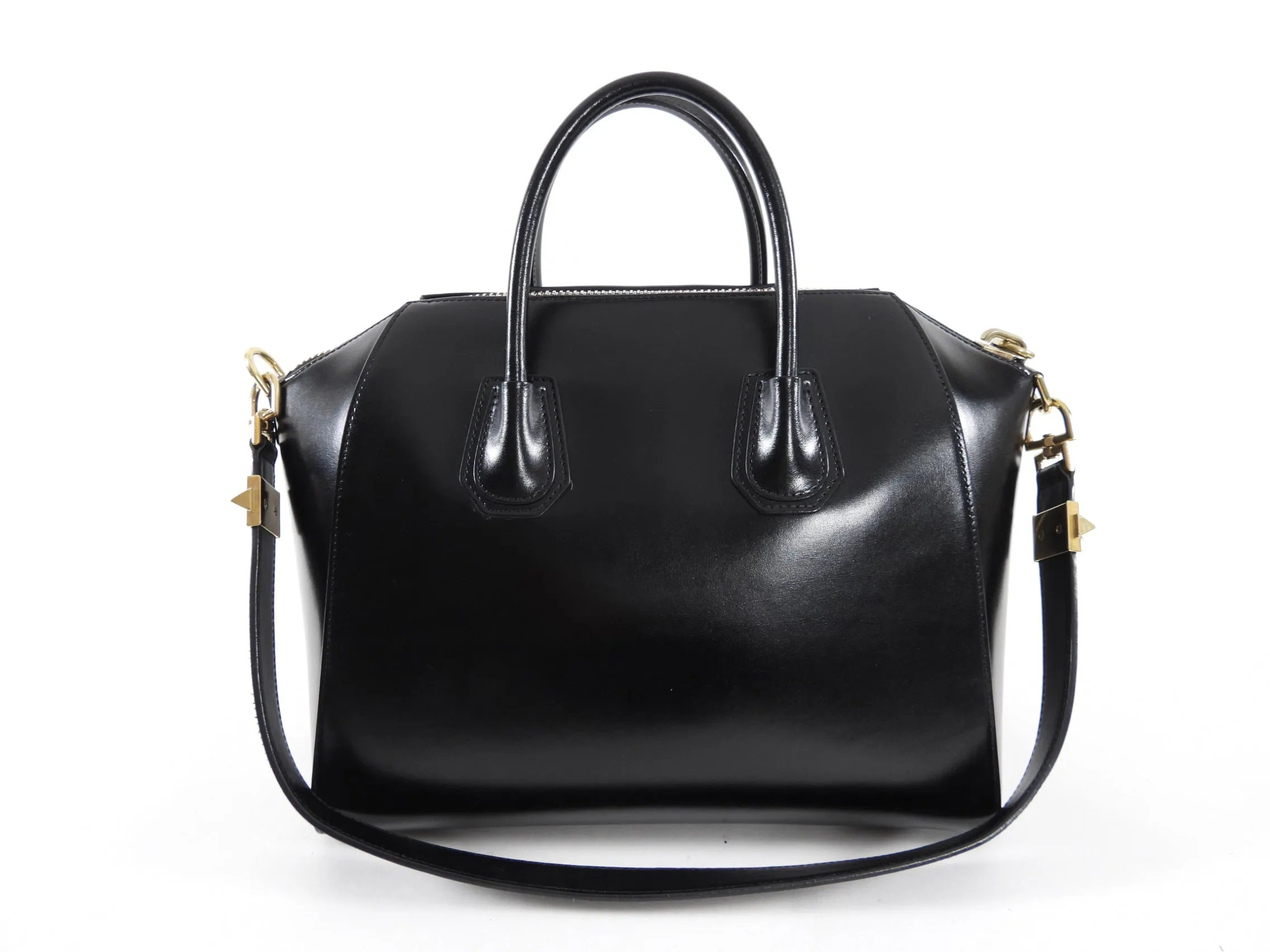 Givenchy Antigona Medium Black Smooth Leather Bag
