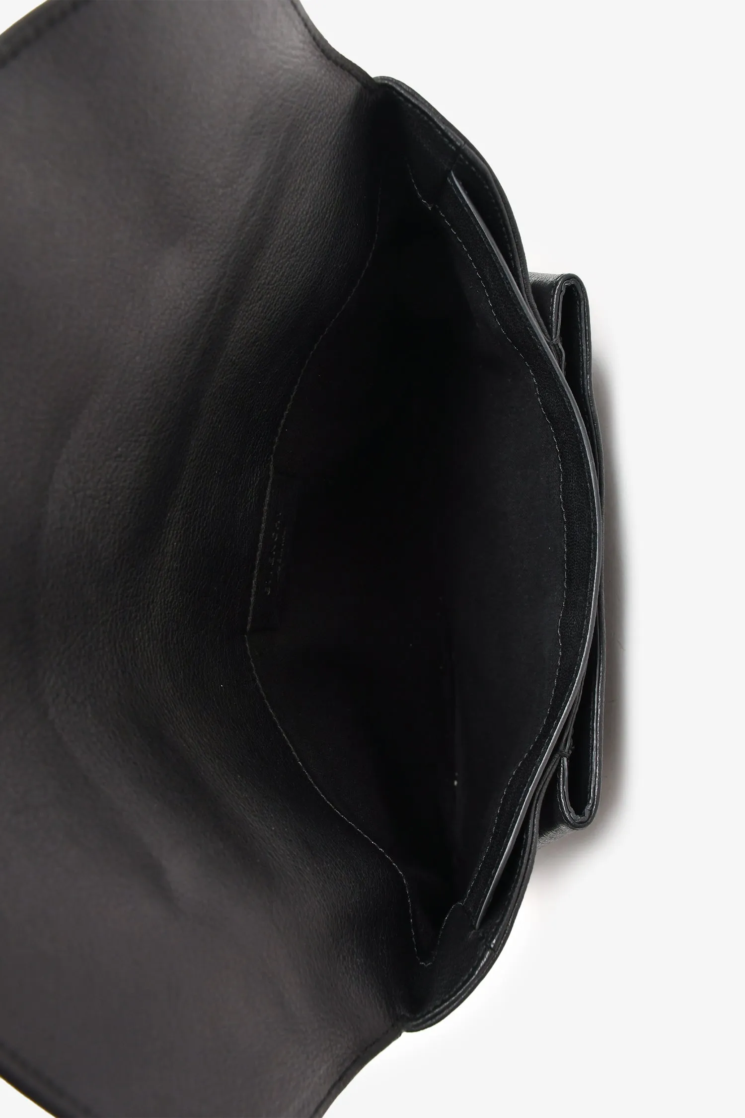 Givenchy Black Leather Antigona Clutch