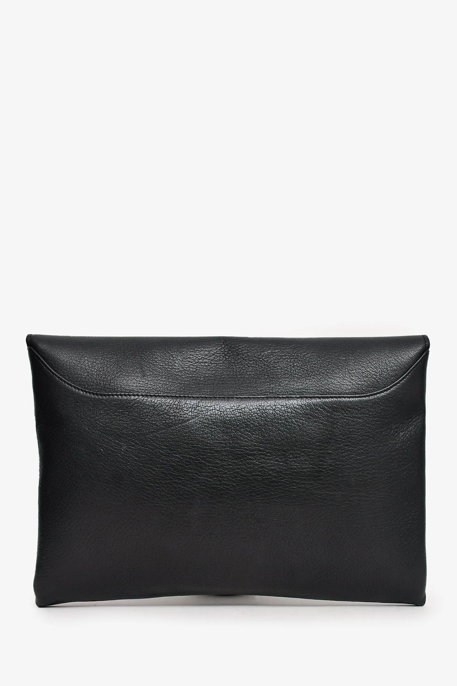 Givenchy Black Leather Antigona Clutch