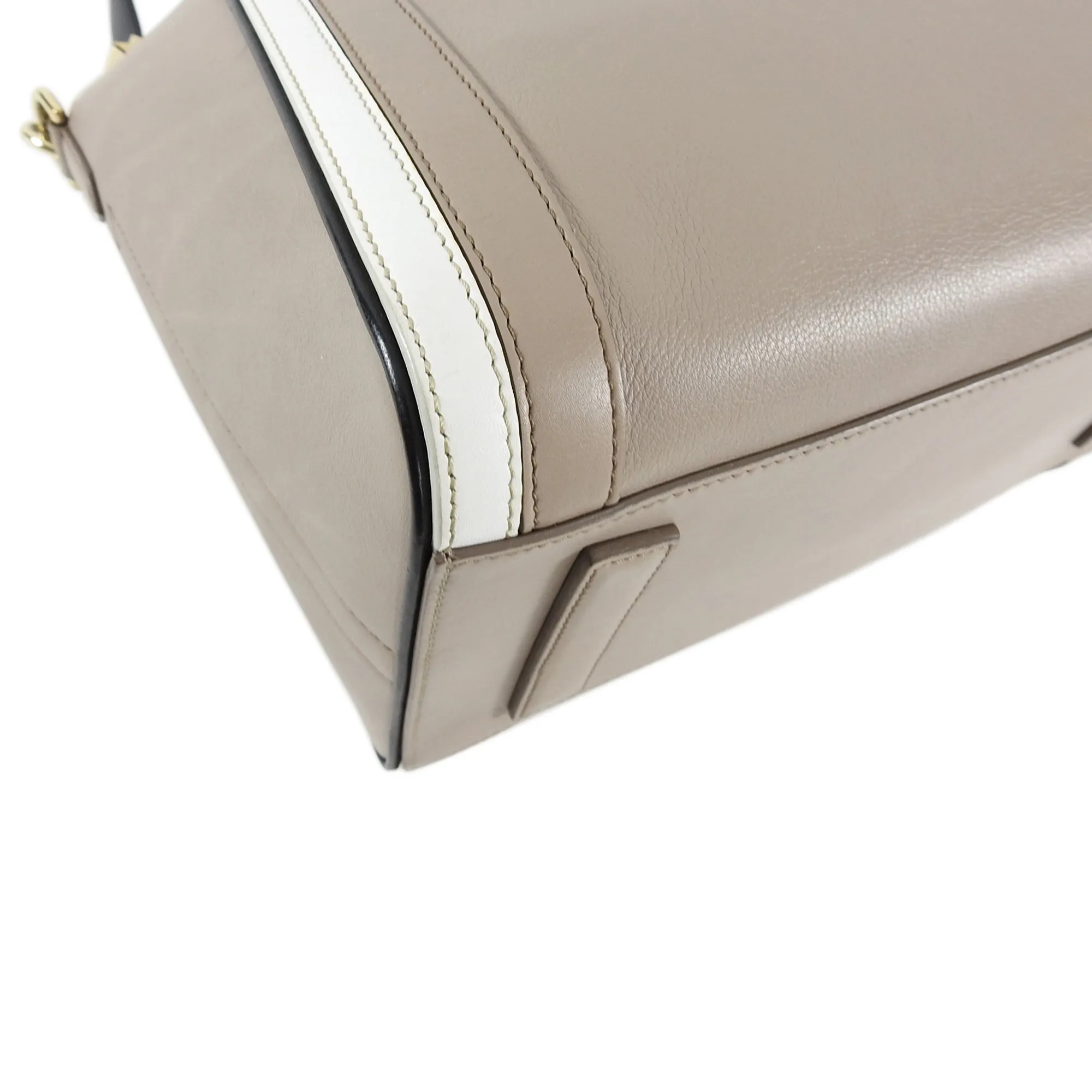 Givenchy Tricolor Antigona Large Bag - black, taupe, white