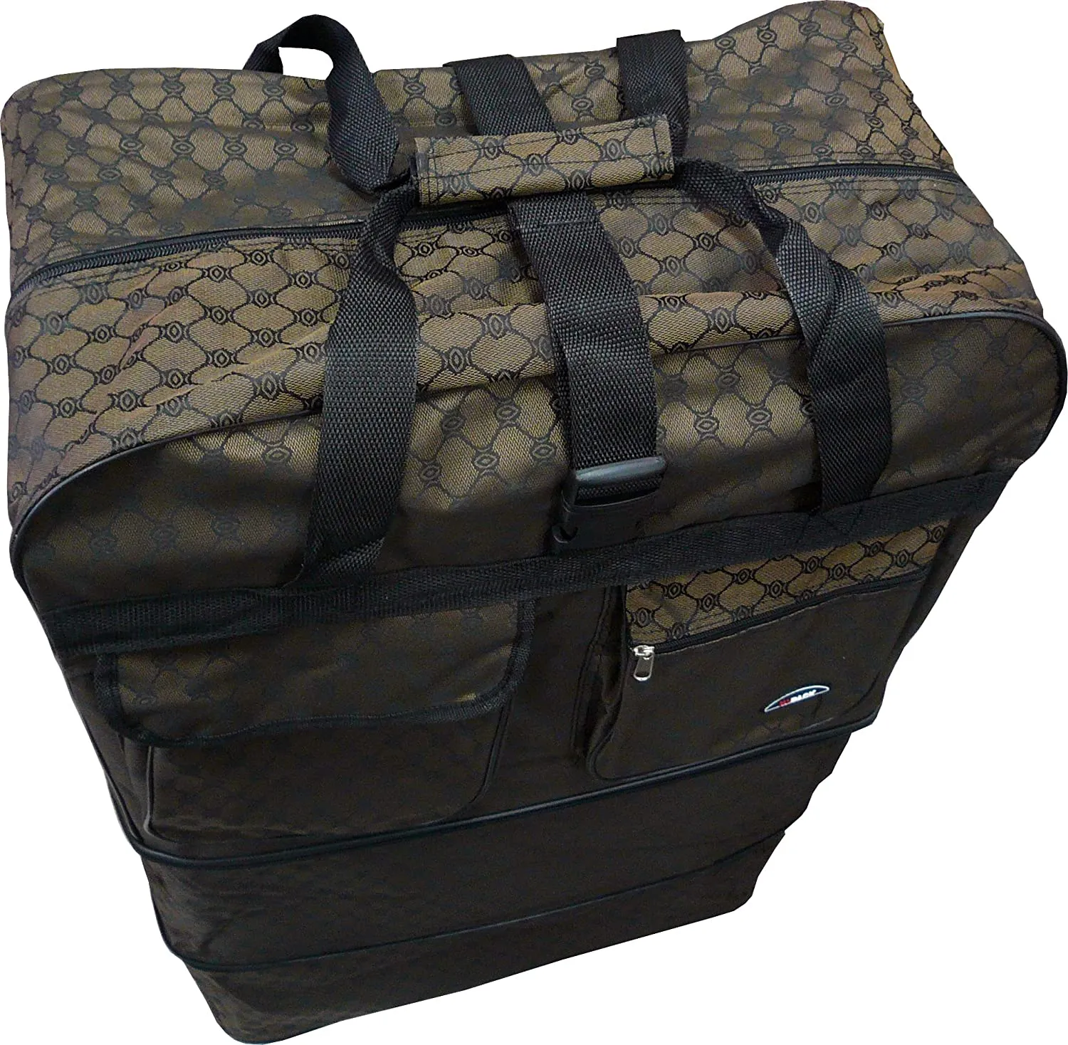 HiPack Wheel Bag Rolling Duffel Bag 30 inch Brown (PW30 Brown)