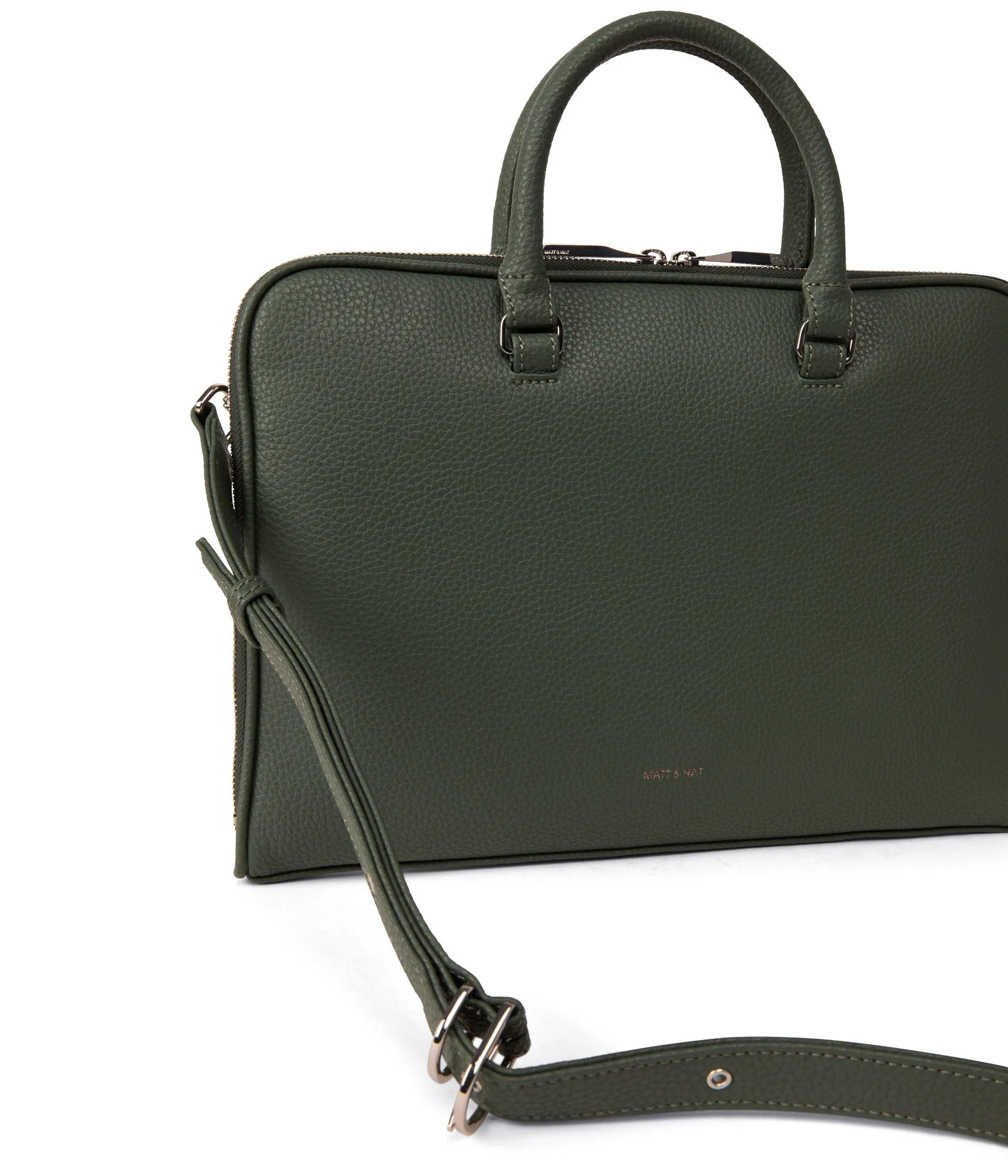 HOLDER Slim Vegan Briefcase - Purity