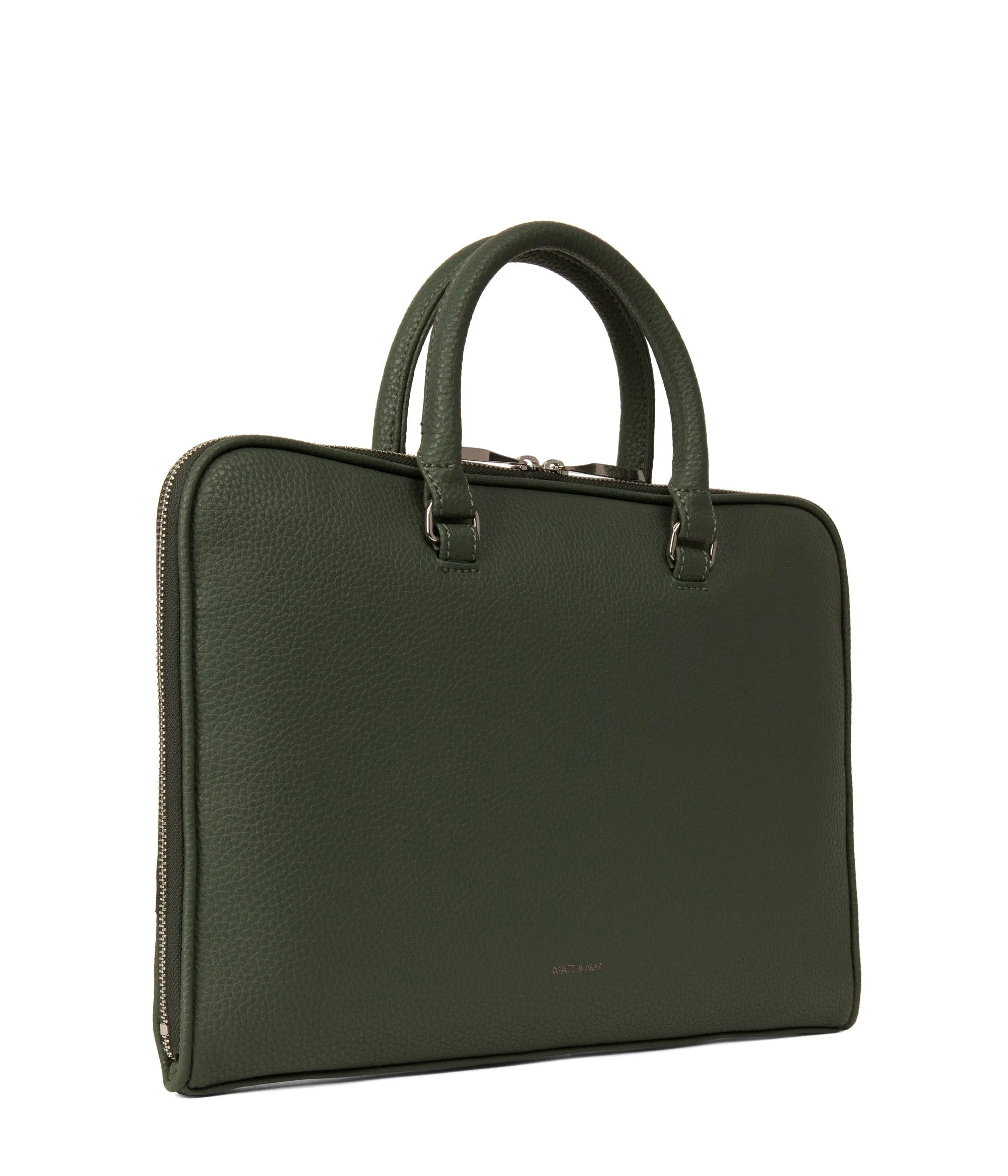 HOLDER Slim Vegan Briefcase - Purity
