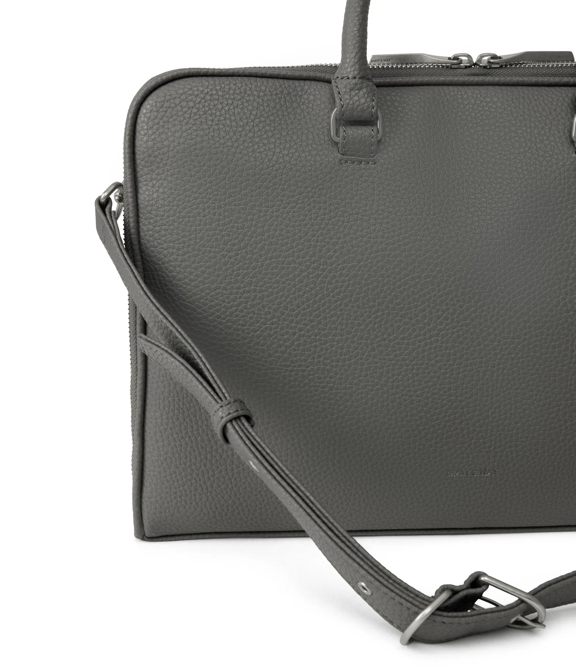 HOLDER Slim Vegan Briefcase - Purity