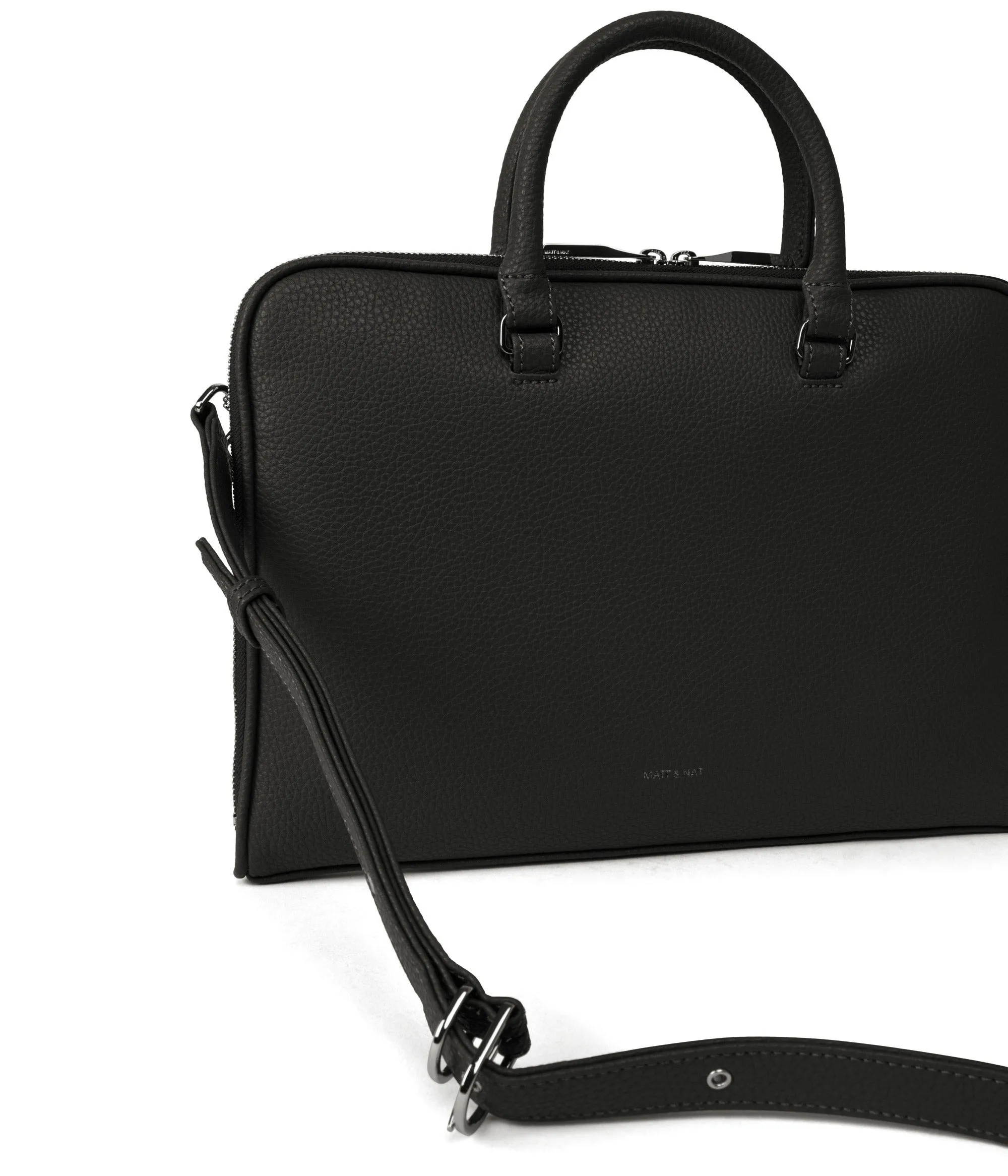 HOLDER Slim Vegan Briefcase - Purity