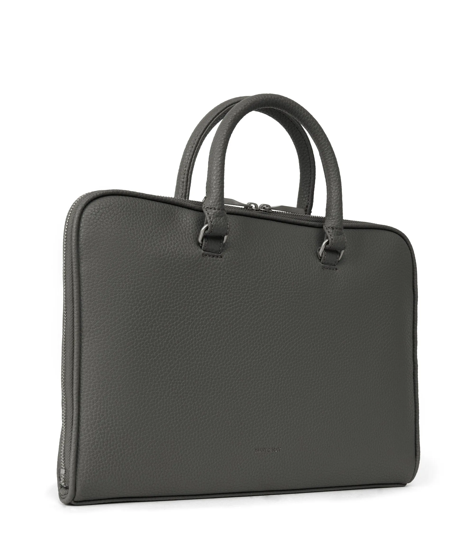 HOLDER Slim Vegan Briefcase - Purity