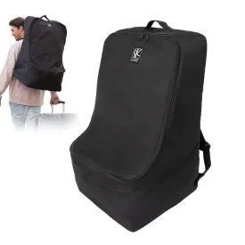 J.L. Childress Ultimate Backpack Car Seat Travel Bag  Fully Padded - Heavy Duty Car Seat Backpack- Airplane Travel Bag for Baby Car Seats - Fits All Car Seats, Infant Carriers & Booster Seats - Black
